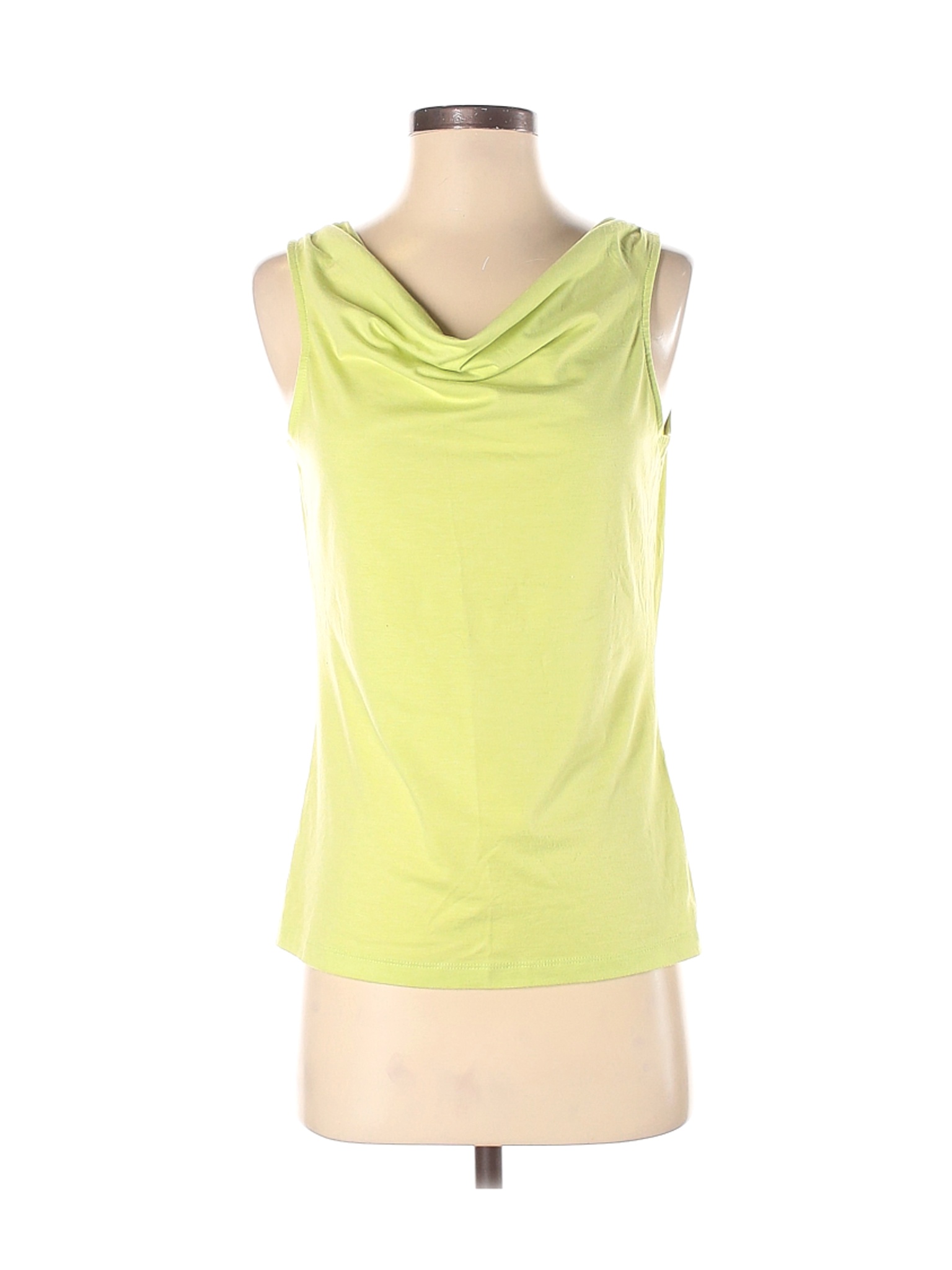 womens yellow sleeveless top