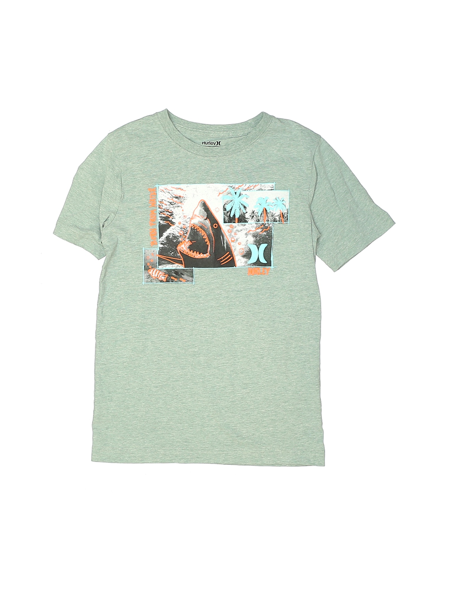 Hurley Boys Green Short Sleeve T-Shirt Medium kids | eBay