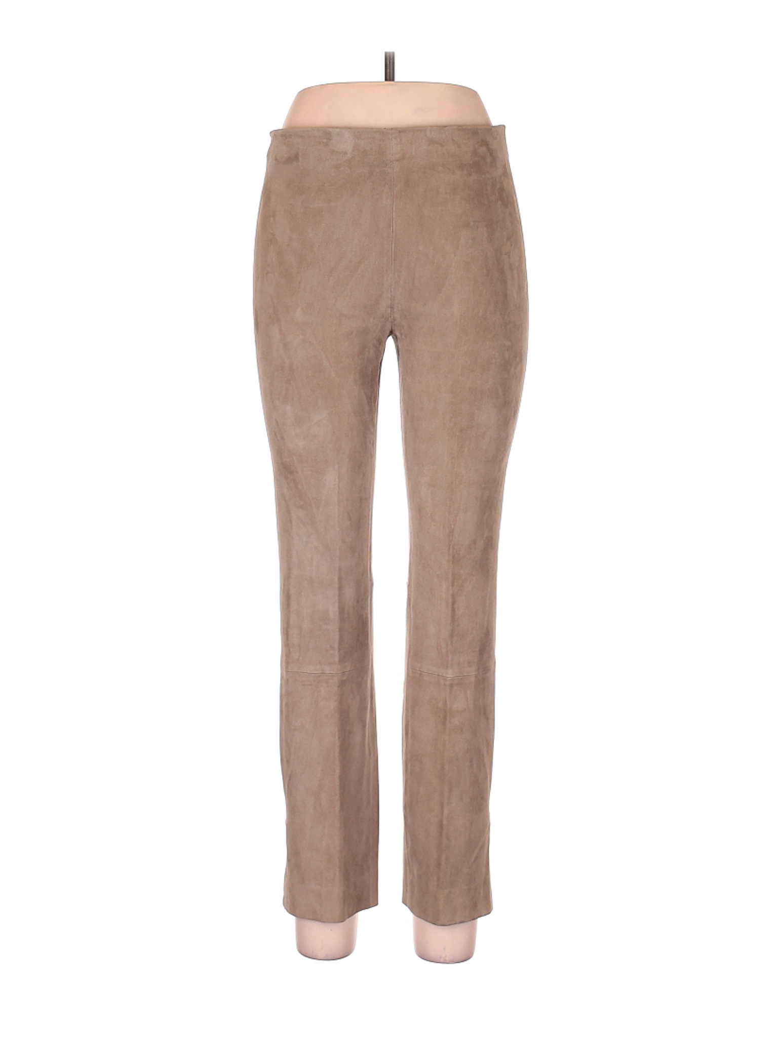 Vince. Women Brown Leather Pants L | eBay