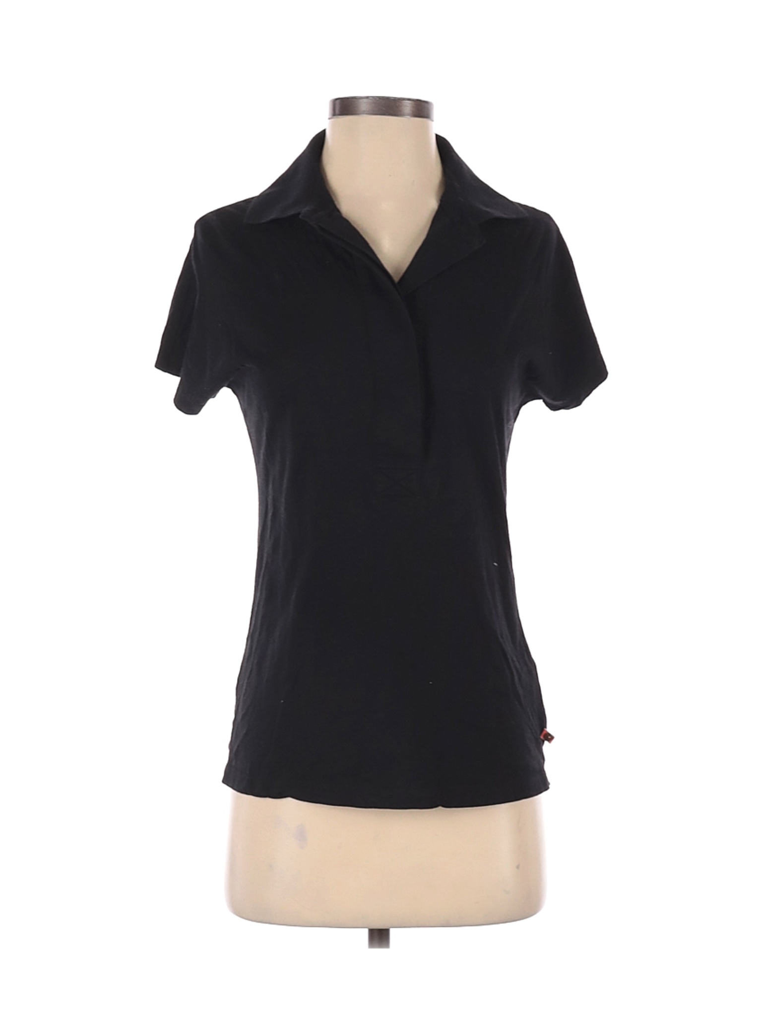 BOSS by HUGO BOSS Women Black Short Sleeve Polo S | eBay