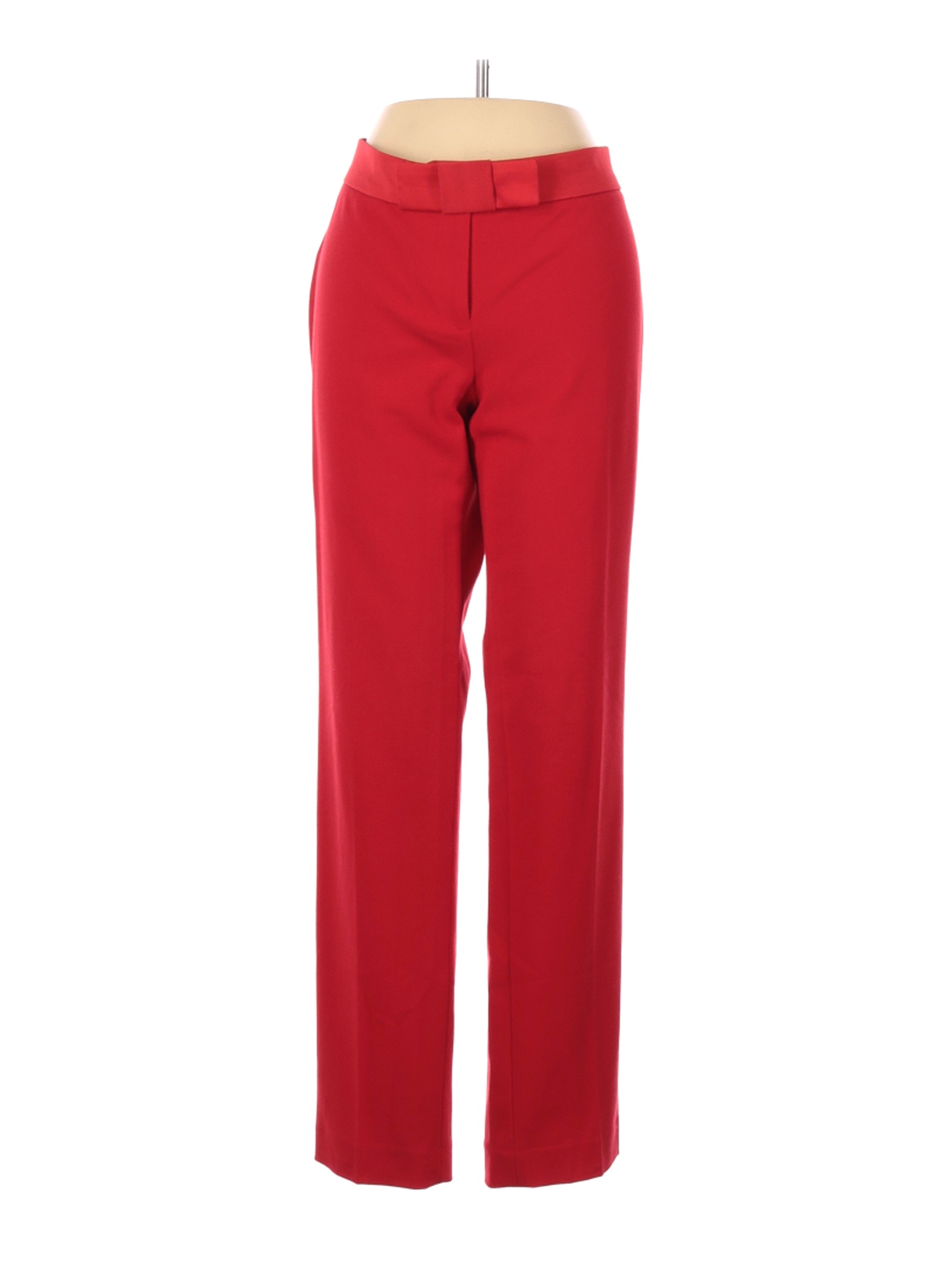 Ann Taylor Women Red Dress Pants 4 | eBay