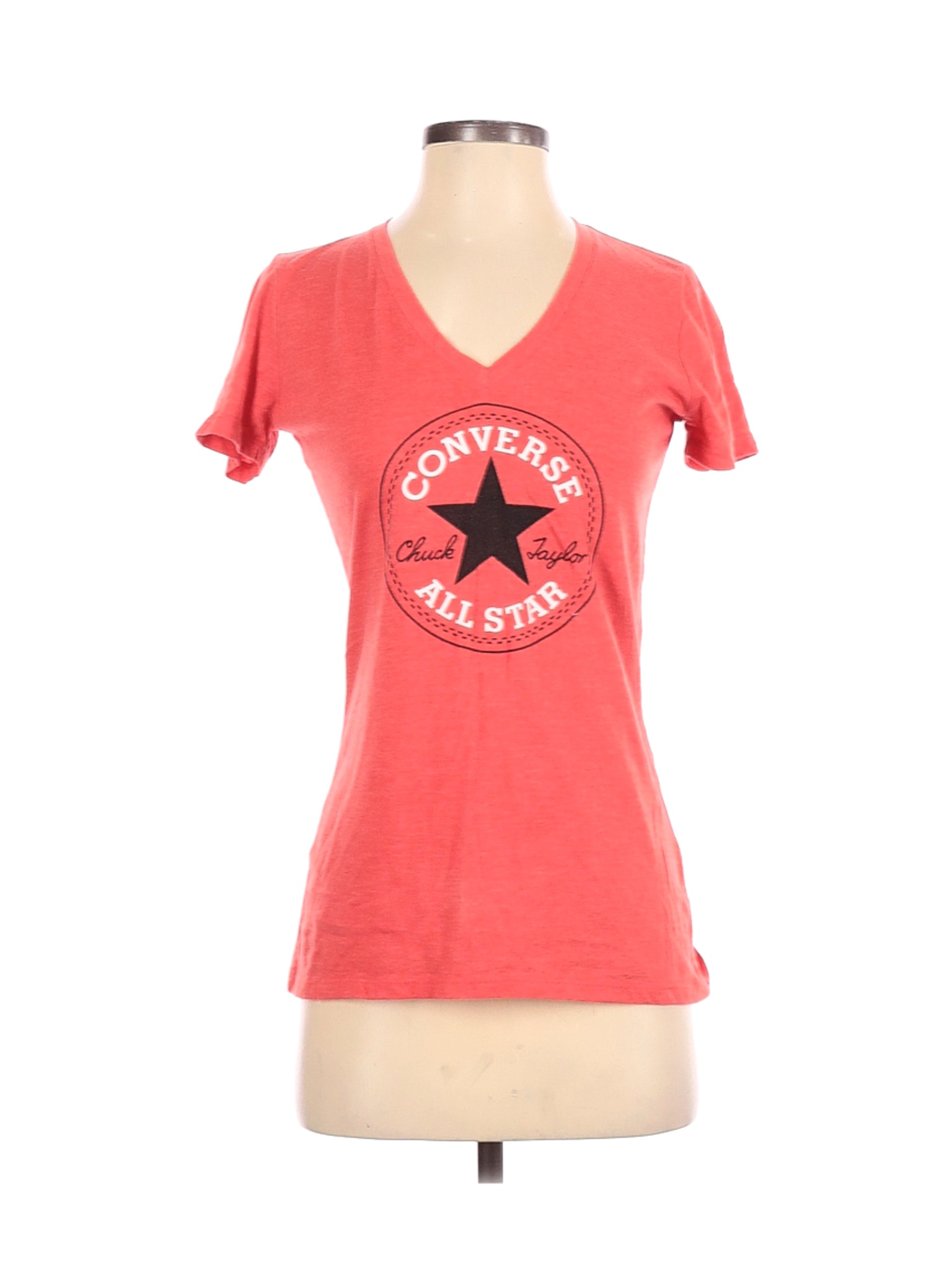 Converse Women Pink Short Sleeve T-Shirt S | eBay