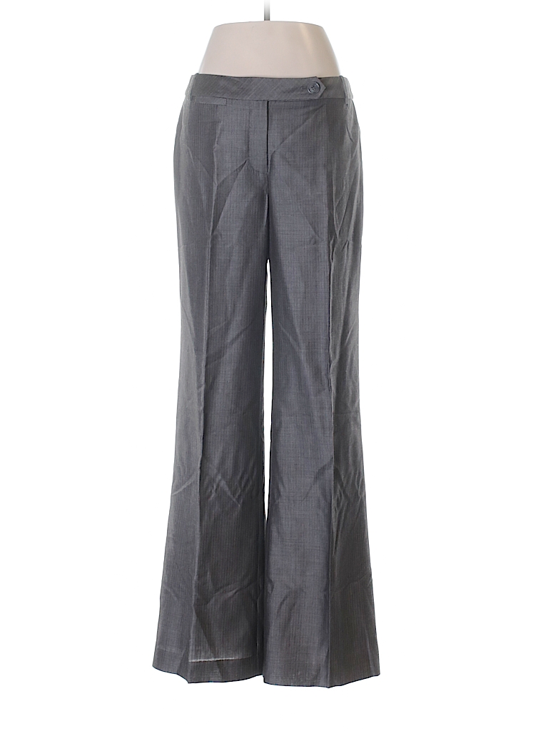 Ann Taylor LOFT Solid Gray Dress Pants Size 4 - 68% off | thredUP