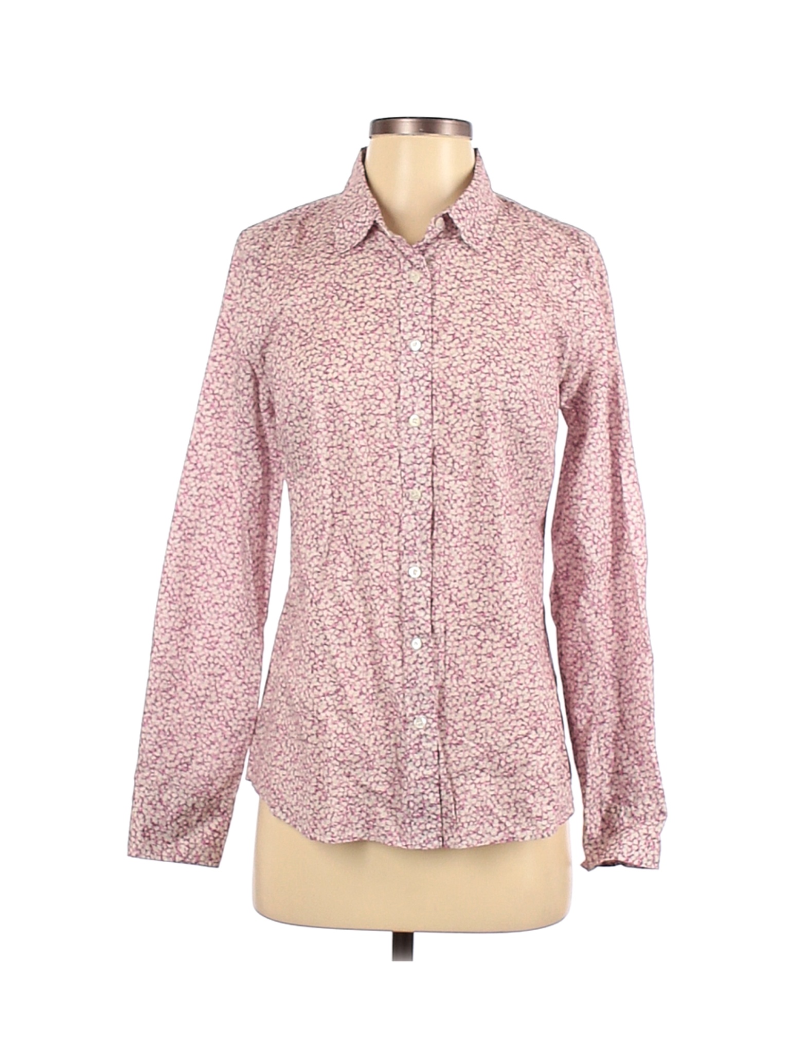 Liberty Art Fabrics for J.Crew Women Pink Long Sleeve Blouse 6 | eBay