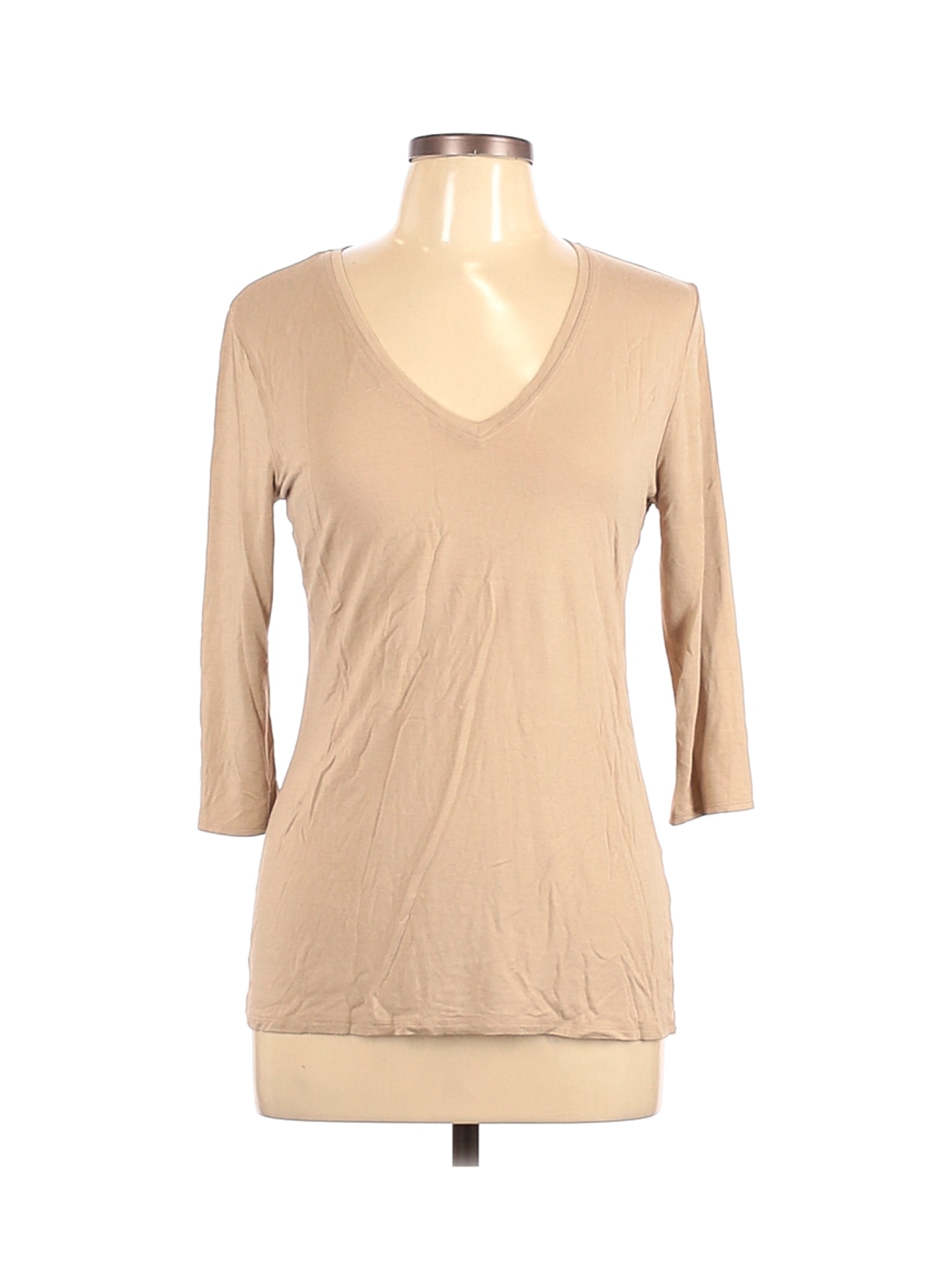 Tahari Women Brown Long Sleeve T-Shirt L | eBay