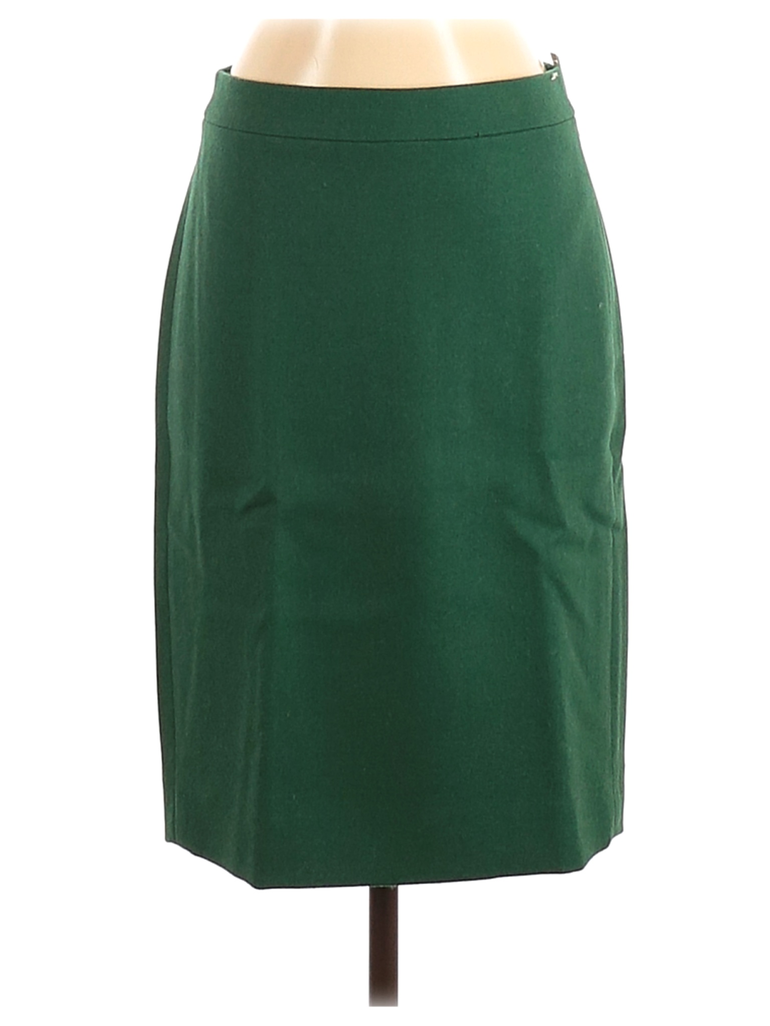 NWT J.Crew Women Green Wool Skirt 2 | eBay