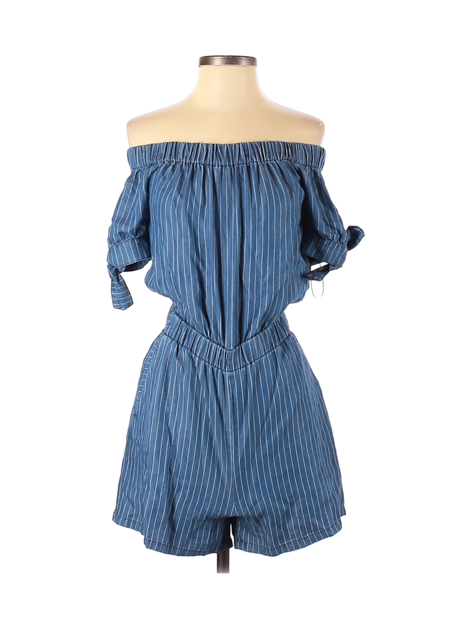 Zara Women Blue Romper XS | eBay