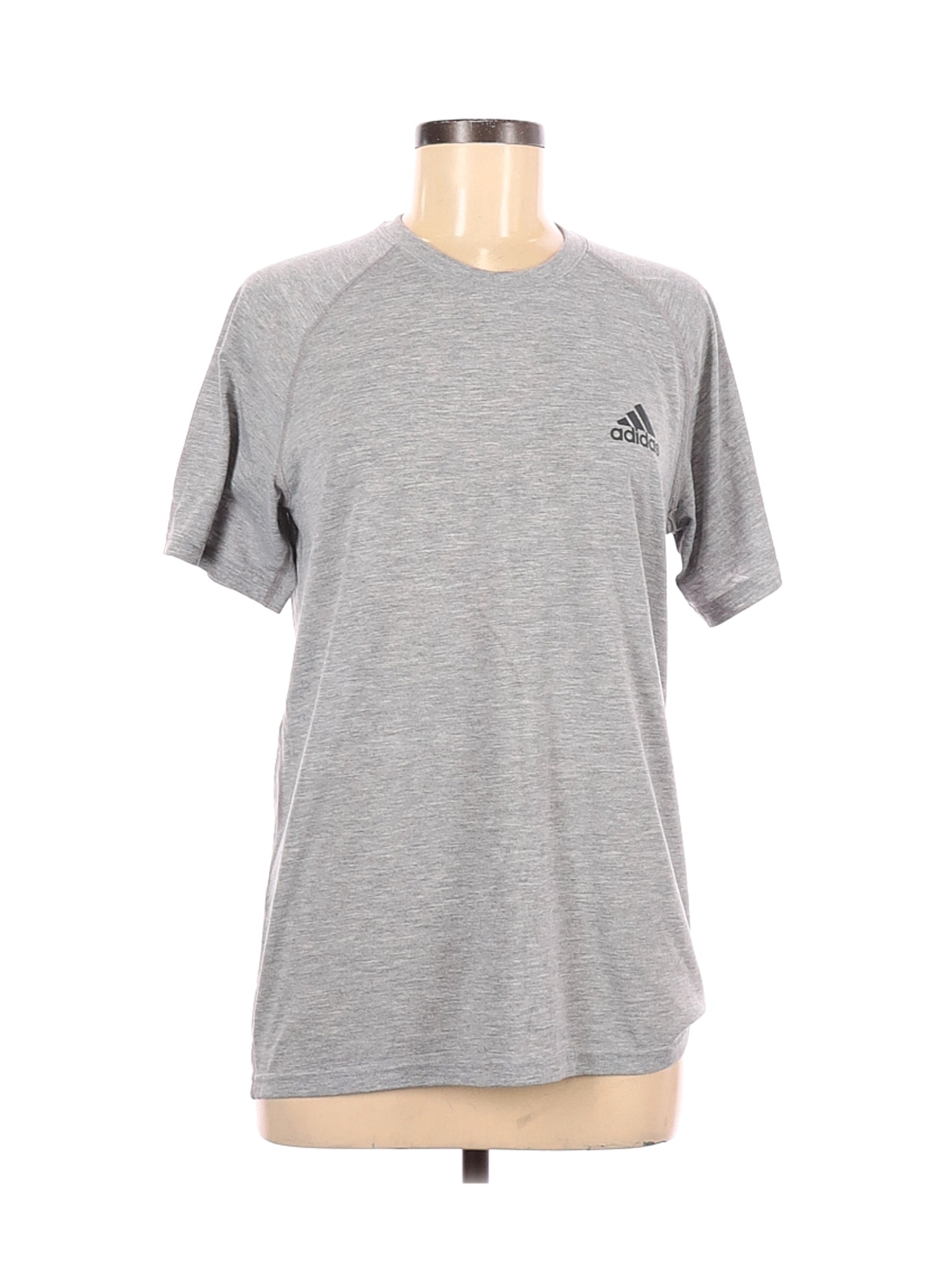 Adidas Women Gray Active T-Shirt M | eBay