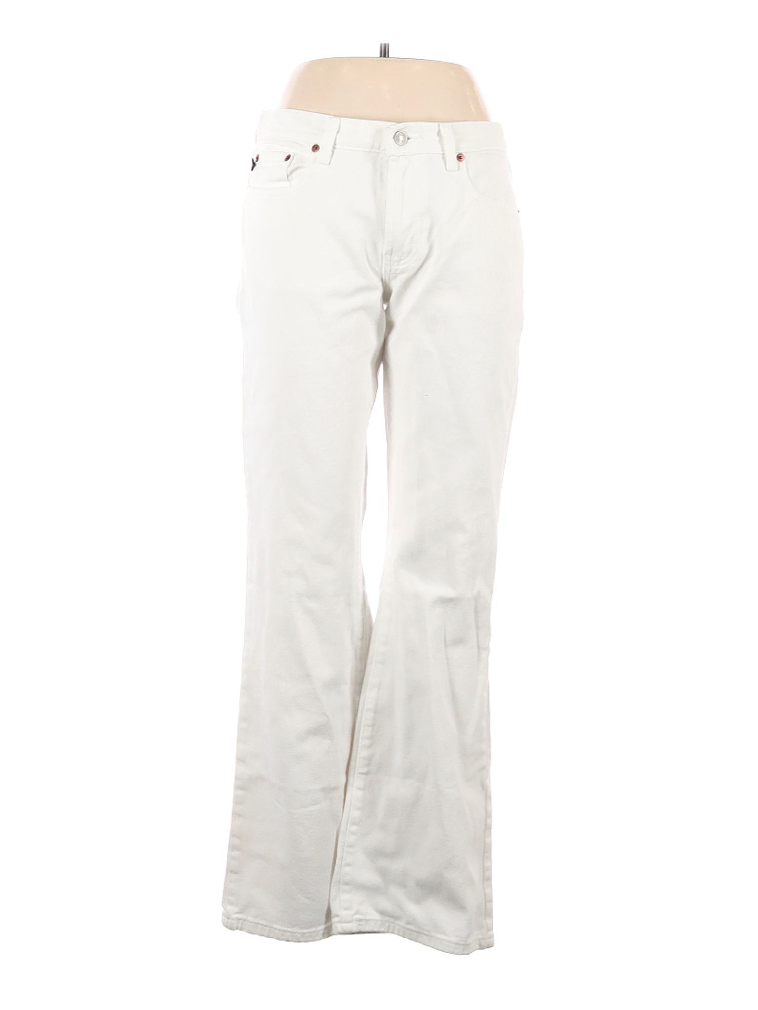 Polo Jeans Co. by Ralph Lauren Women White Jeans 10 | eBay