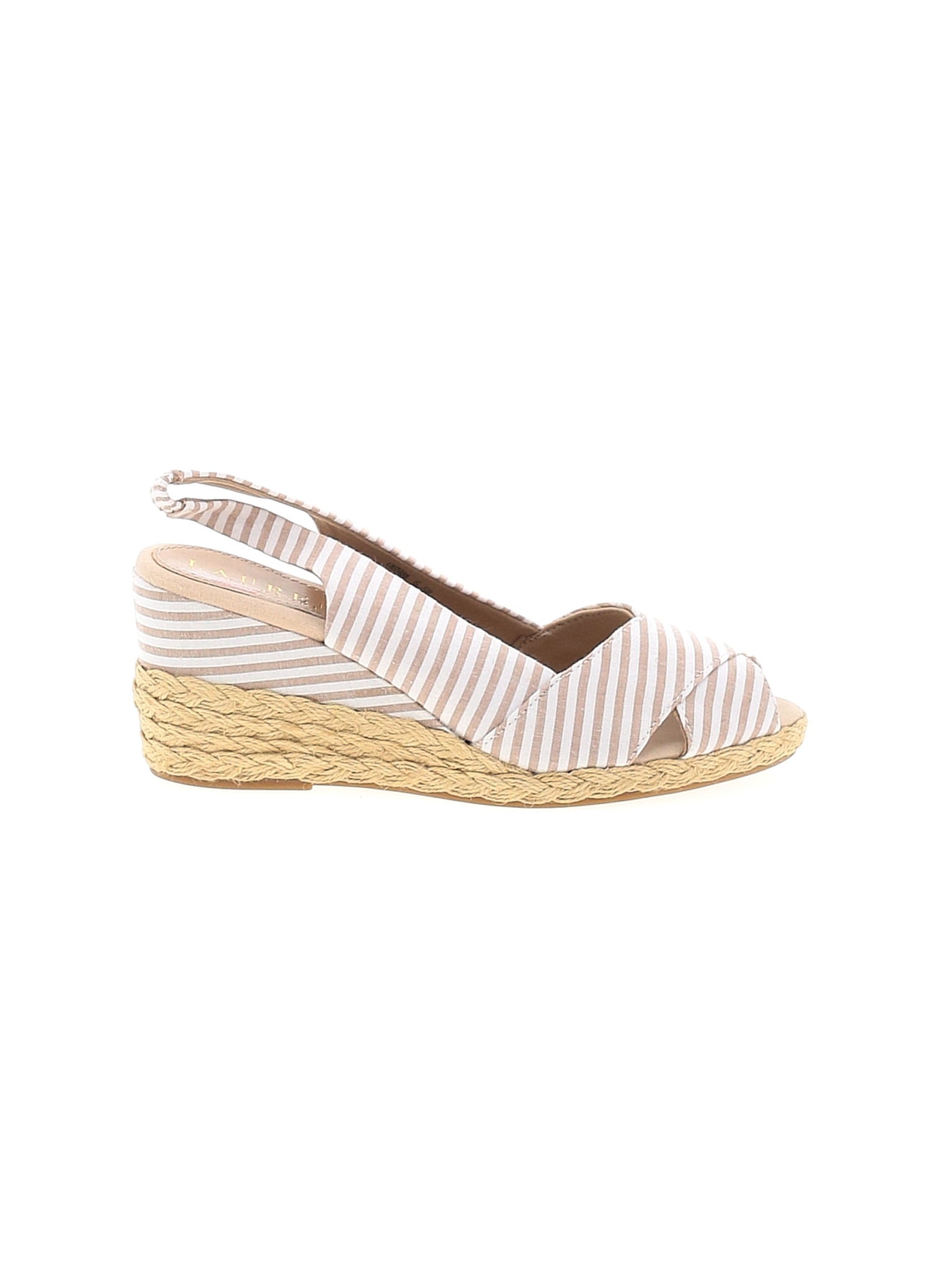 ralph lauren tan wedges