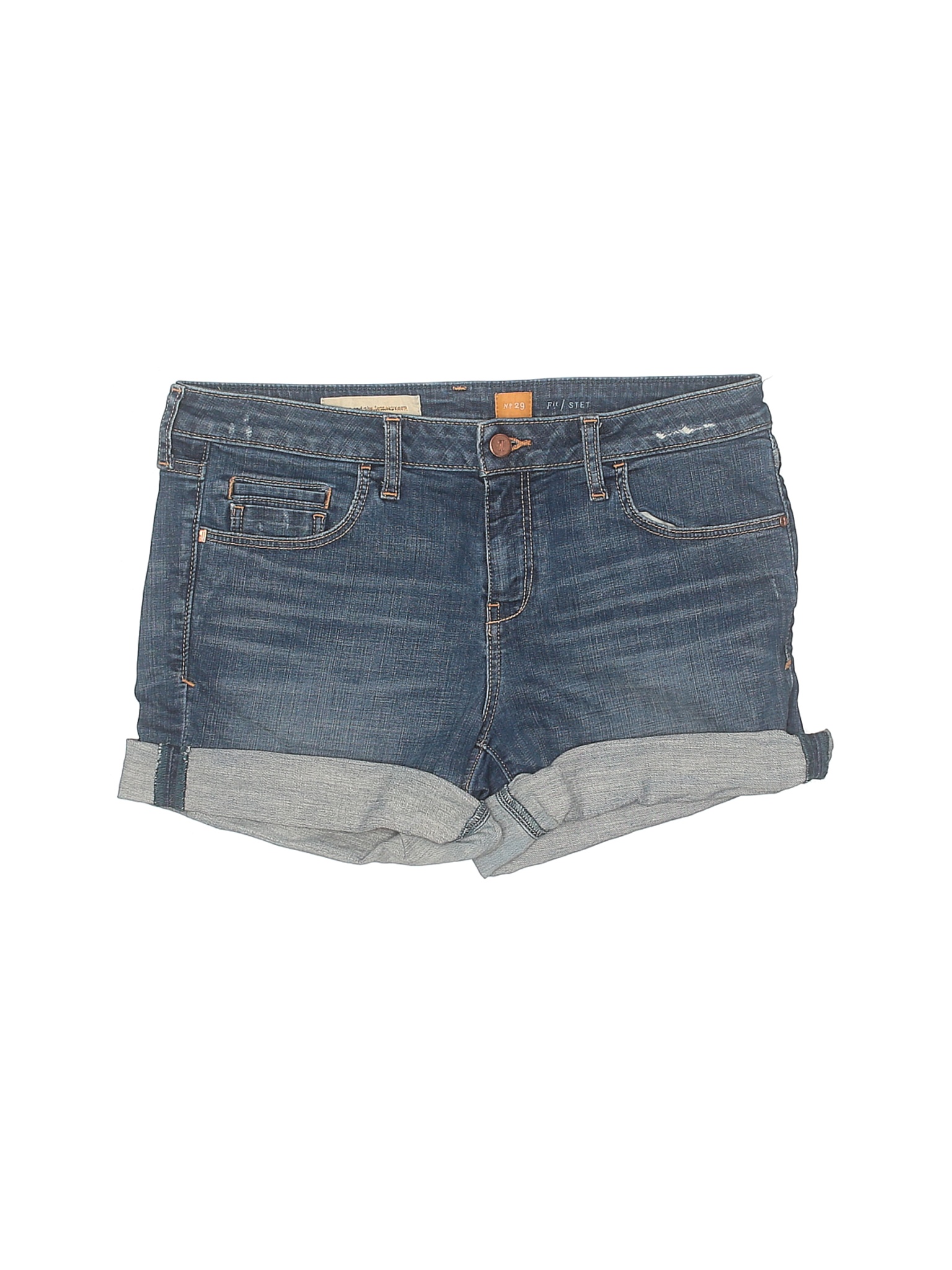 pilcro denim shorts