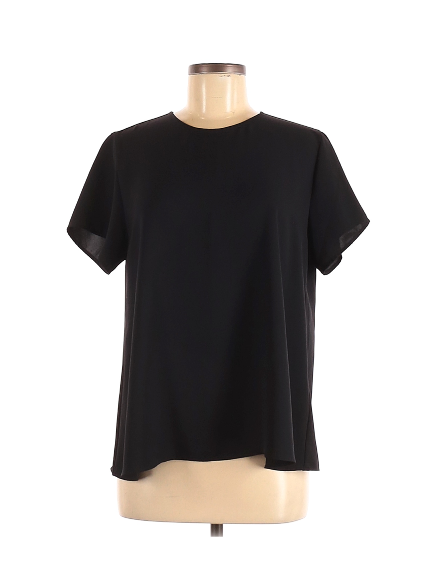 Uniqlo Women Black Short Sleeve Blouse M | eBay