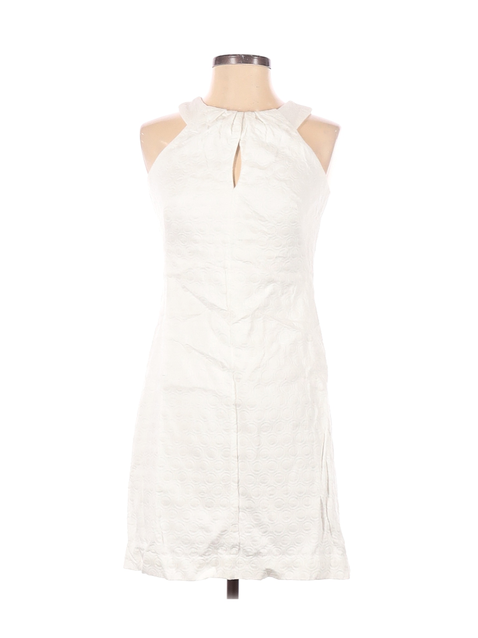 White House Black Market Women White Casual Dress 0 | eBay
