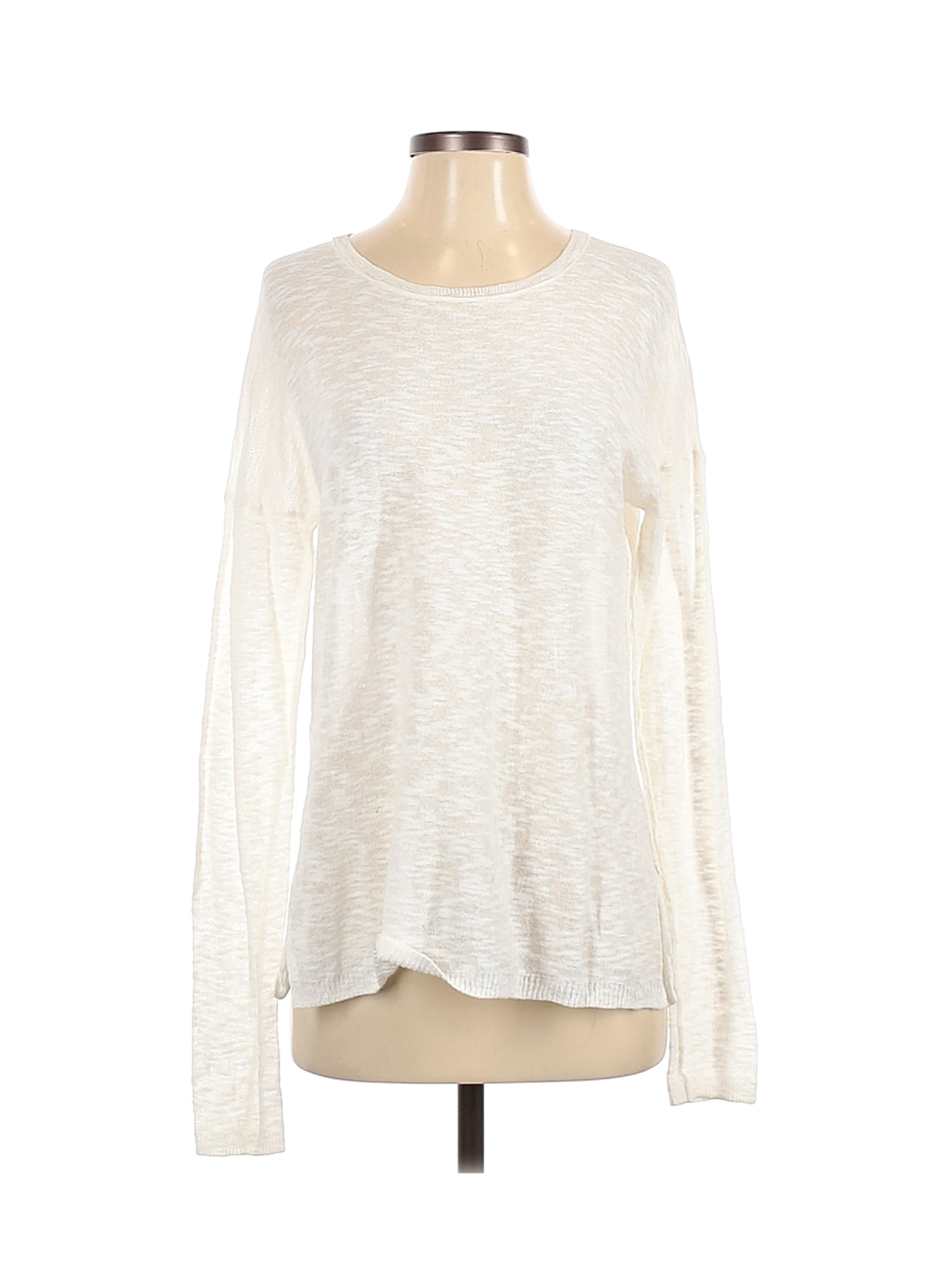 CALVIN KLEIN JEANS Women White Long Sleeve Top S | eBay