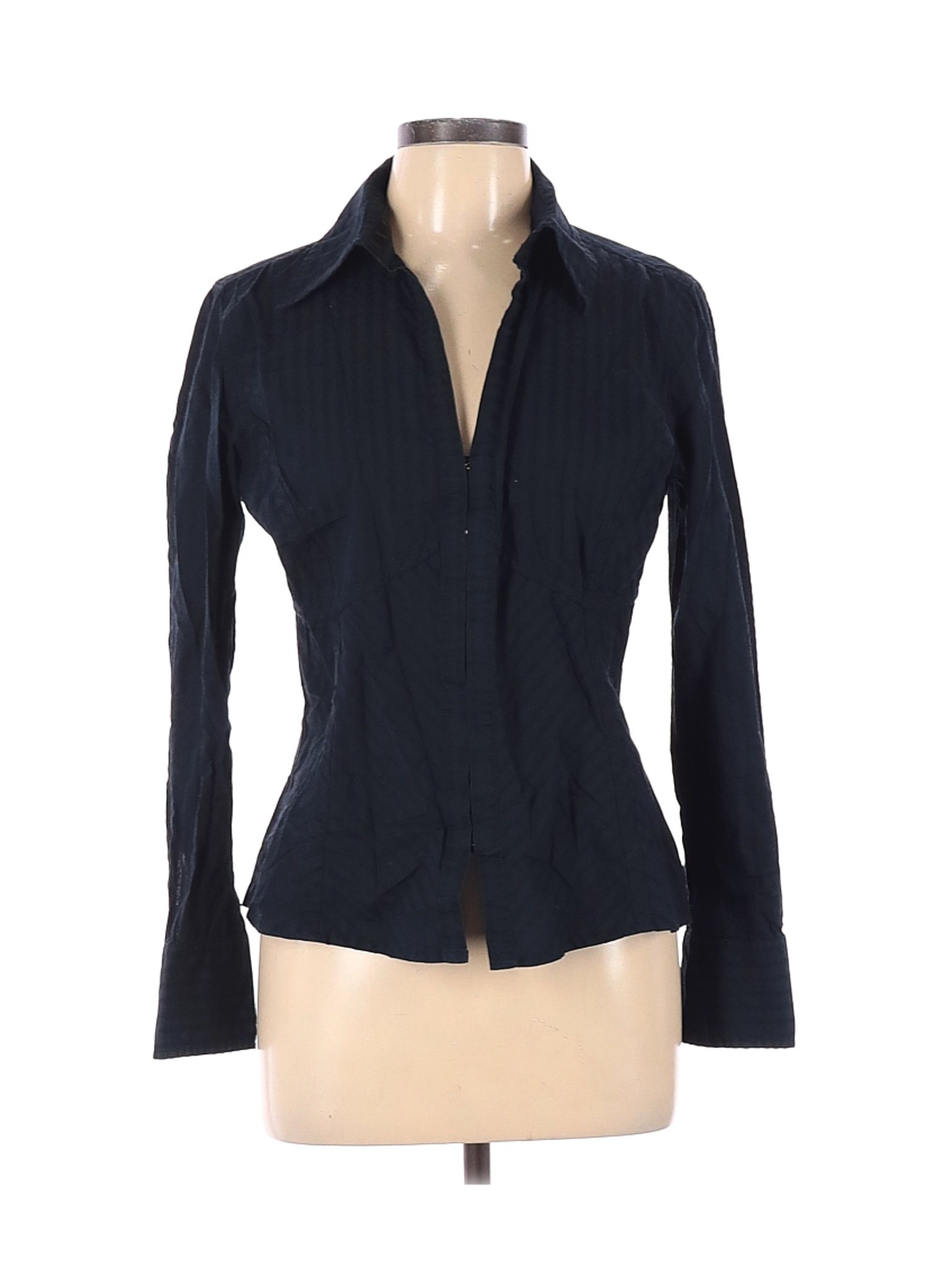 The Limited Women Black Long Sleeve Blouse L | eBay