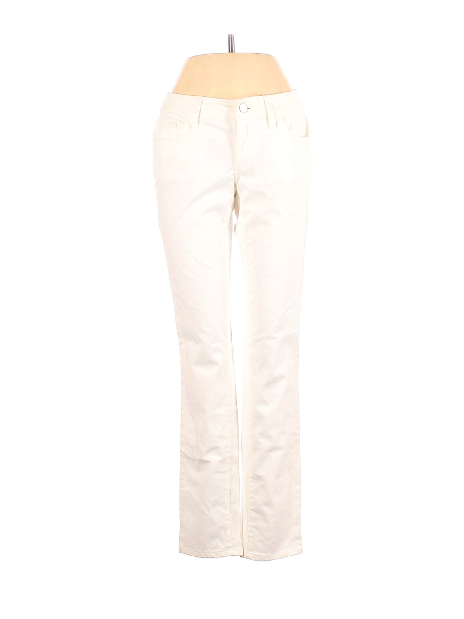 NWT Ann Taylor Factory Women Ivory Jeans 00 Petites | eBay