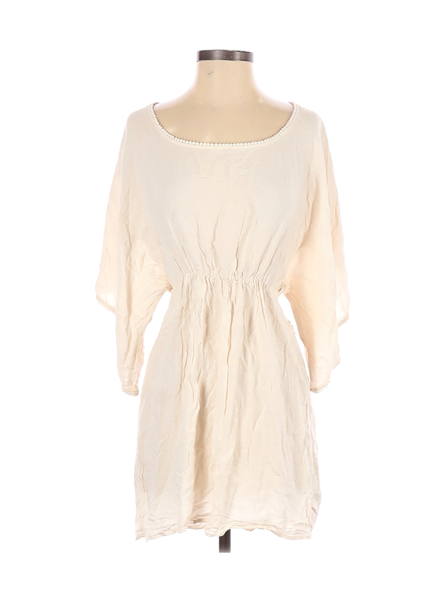H&M Women Ivory Casual Dress 8 | eBay