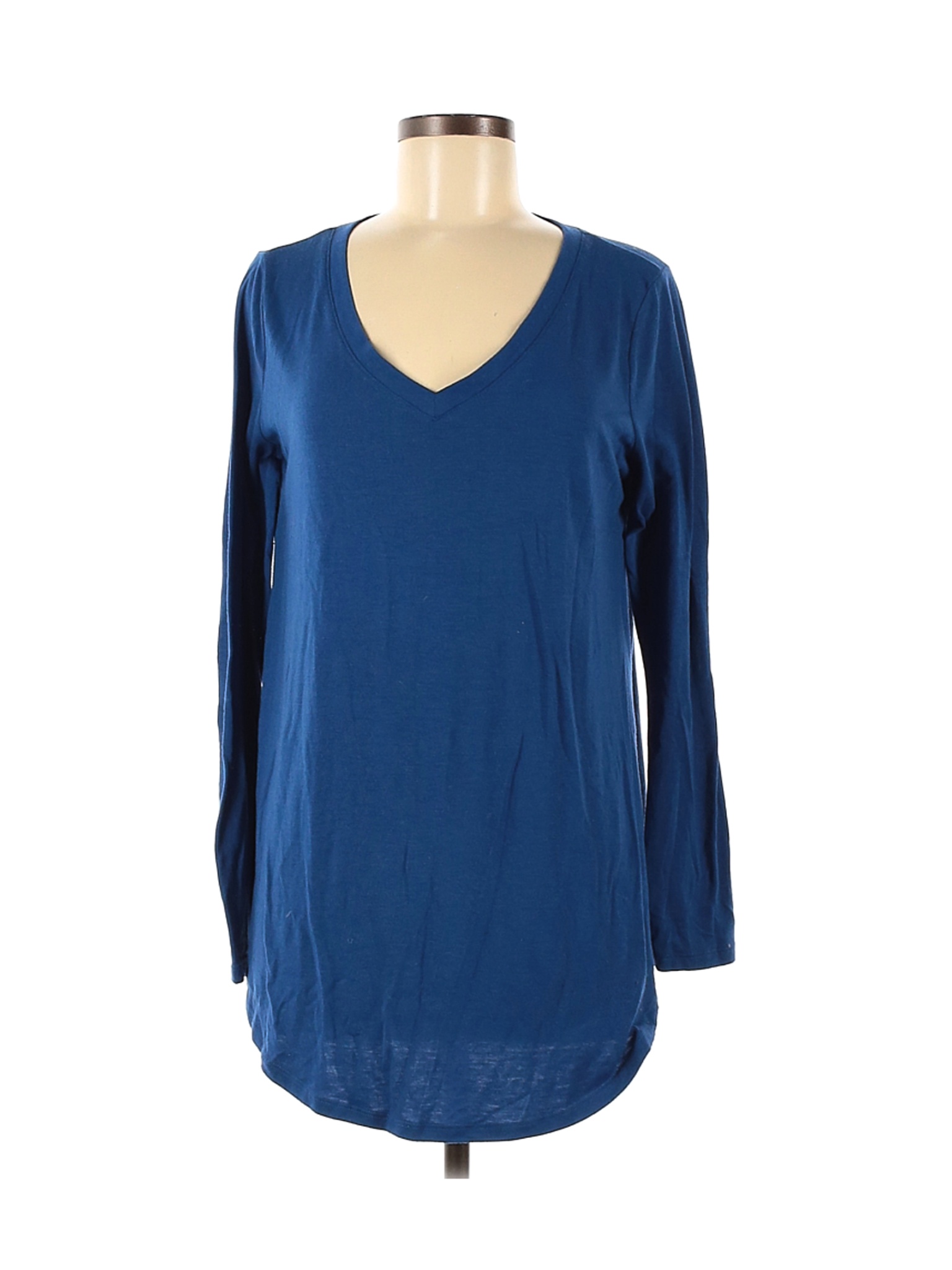 Zenana Premium Women Blue Long Sleeve Top M | eBay
