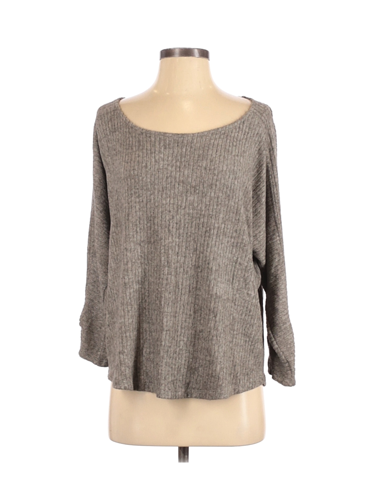 Bobeau Women Gray Pullover Sweater M | eBay