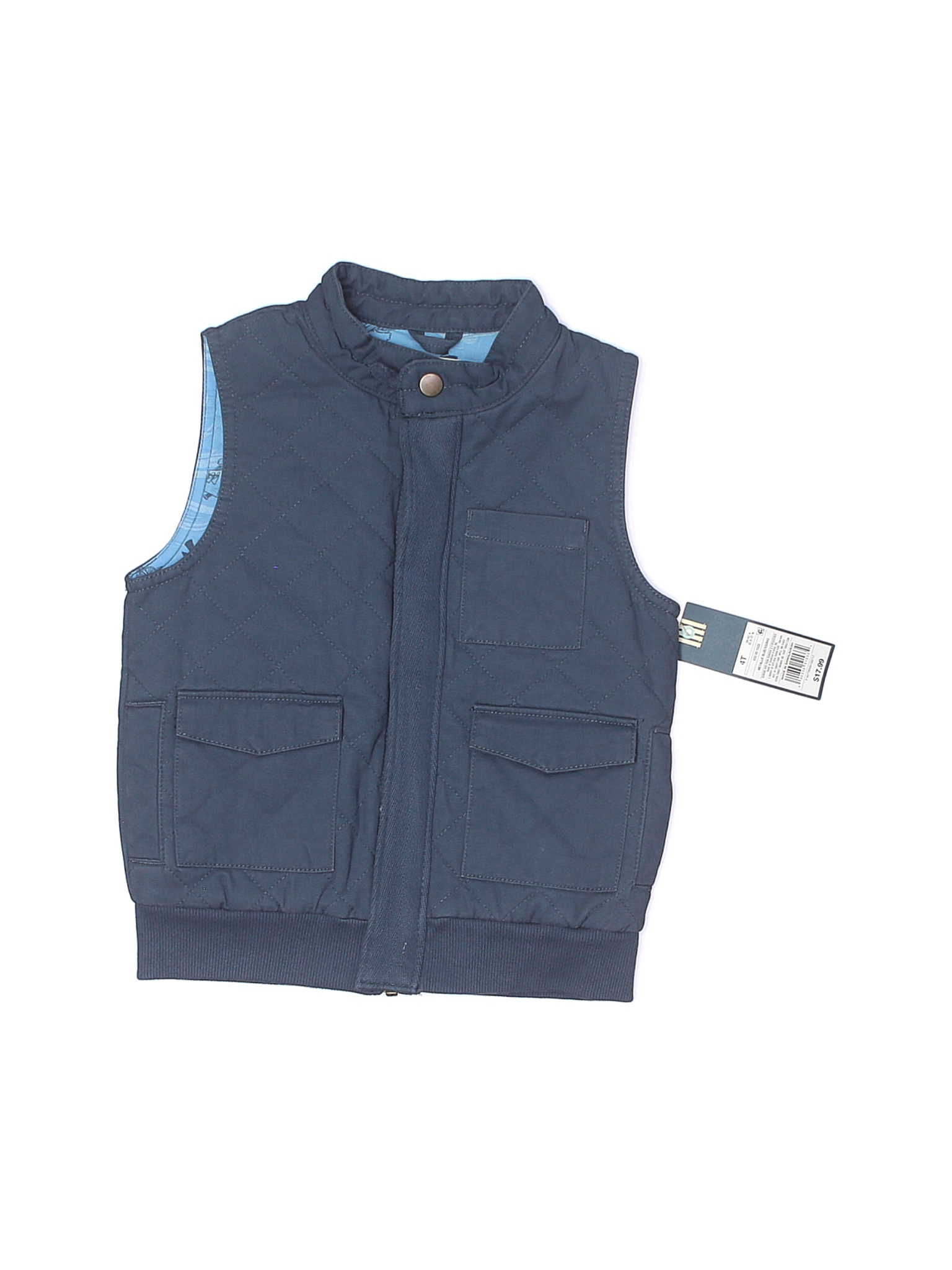 NWT OshKosh B'gosh Boys Blue Vest 4T | eBay
