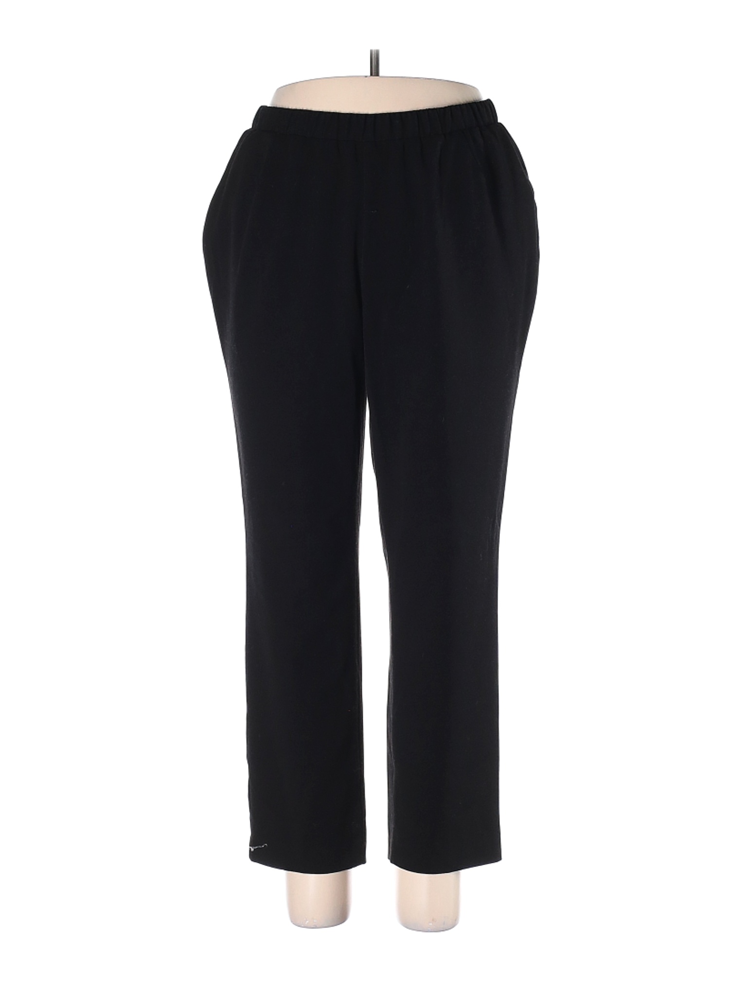 Allison Daley Women Black Casual Pants 16 | eBay
