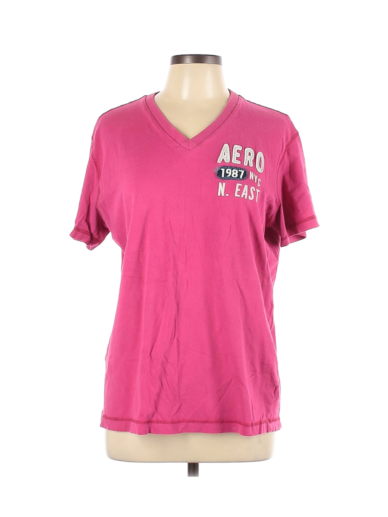 Aeropostale Women Pink Short Sleeve T-Shirt L | eBay