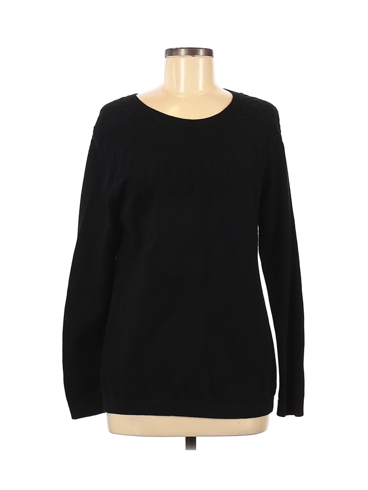 Talbots Women Black Pullover Sweater L | eBay