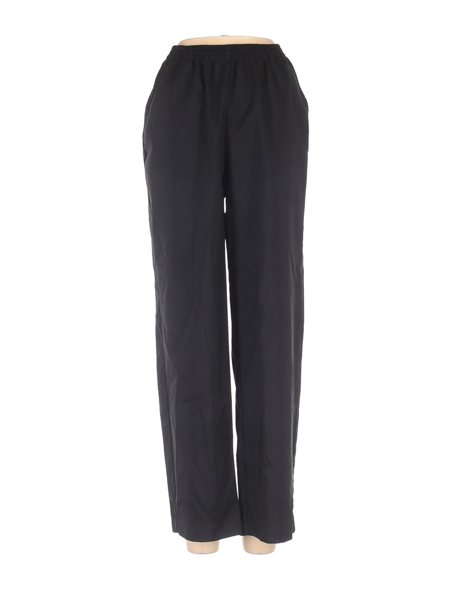 Blair 100% Polyester Solid Black Casual Pants Size 8 - 70% off | thredUP