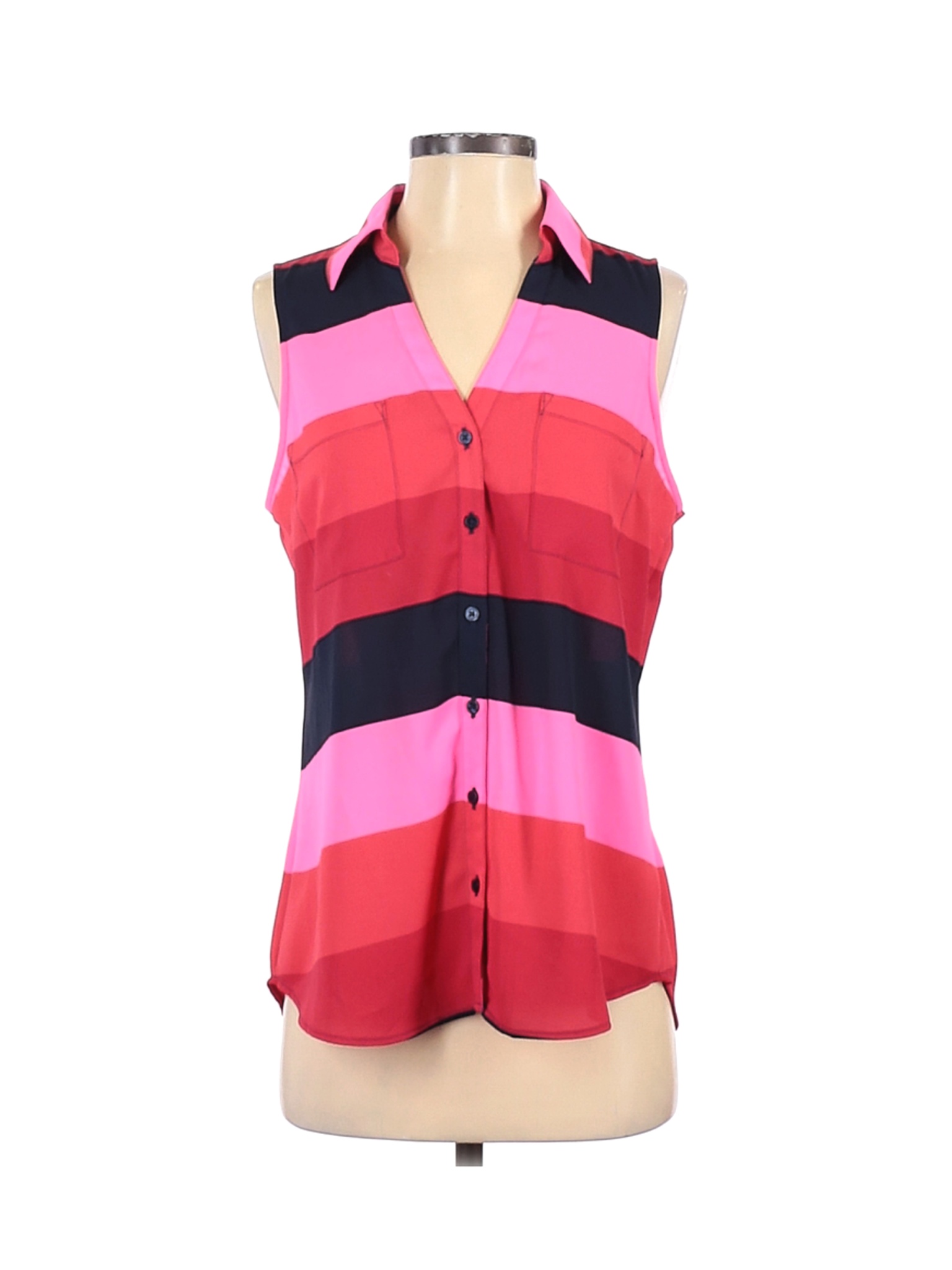 Express Women Pink Sleeveless Blouse S | eBay