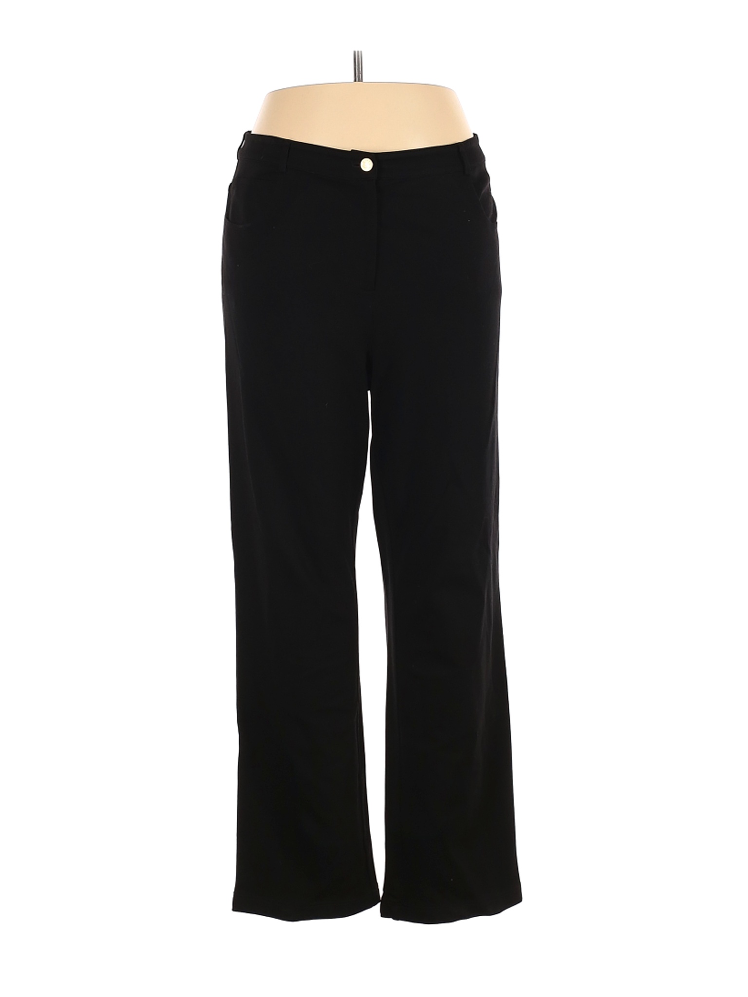 St. John Women Black Casual Pants 14 | eBay