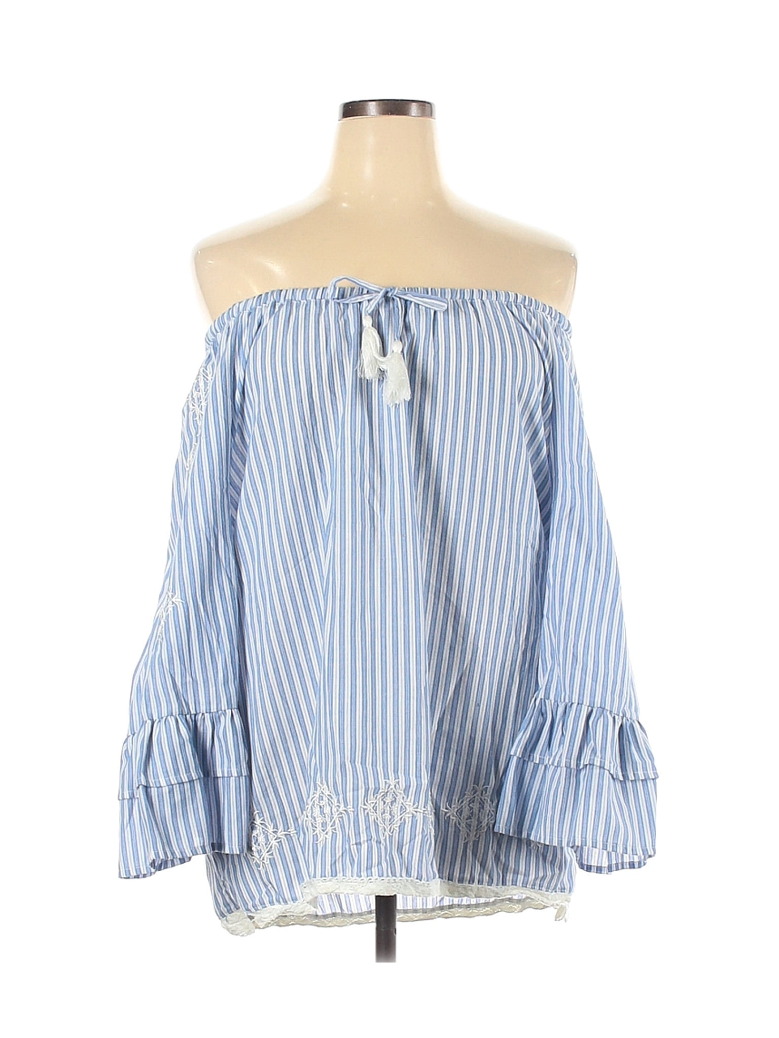 Westport Women Blue Long Sleeve Top XL | eBay
