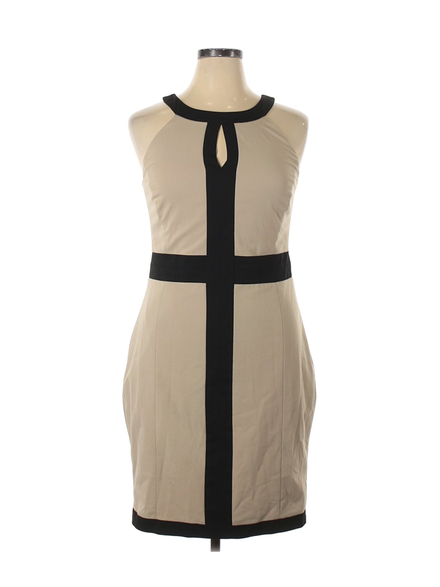 Ann Taylor Women Brown Casual Dress 14 | eBay