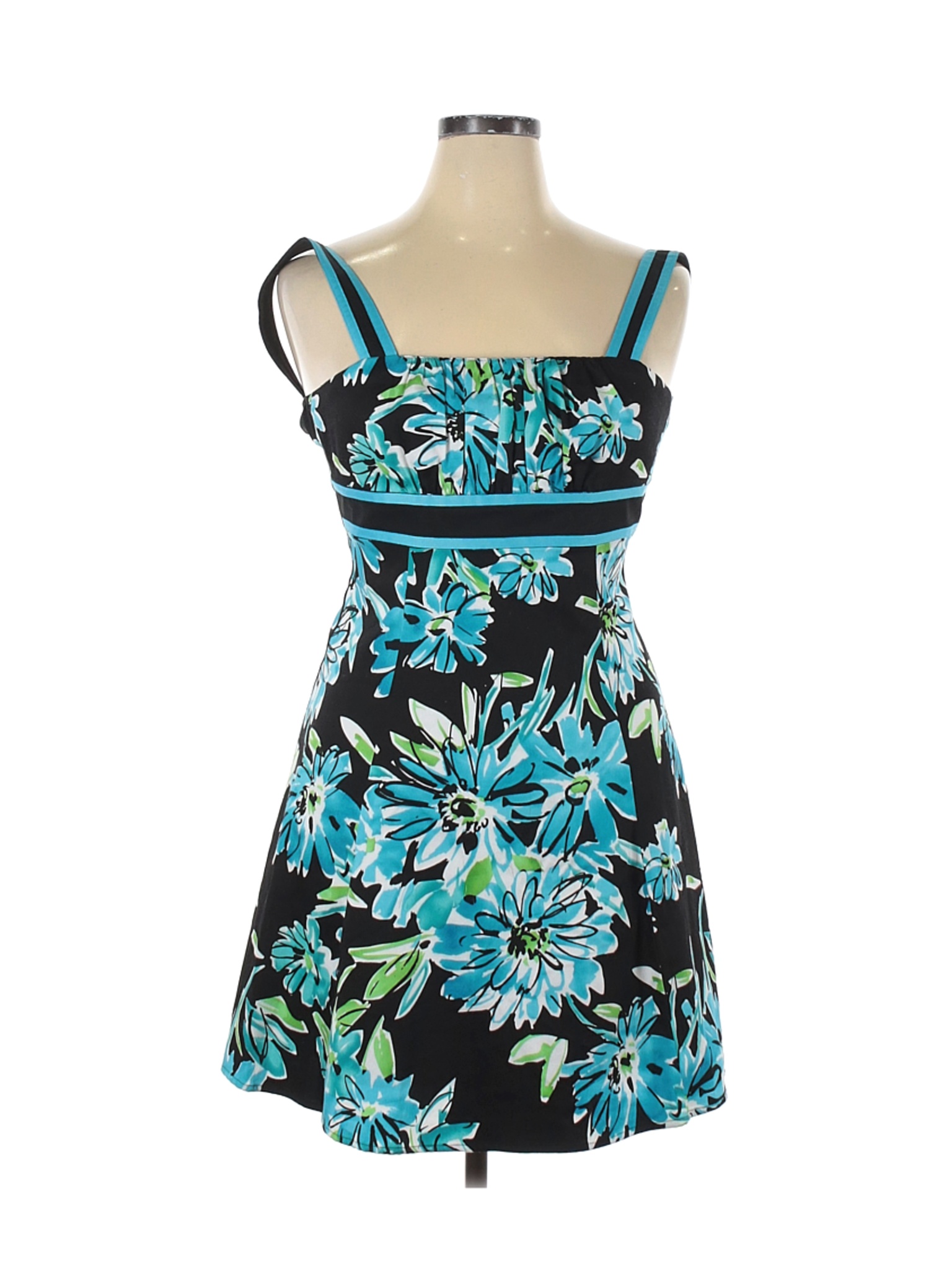 NWT Madison Leigh Women Blue Casual Dress 10 Petites | eBay