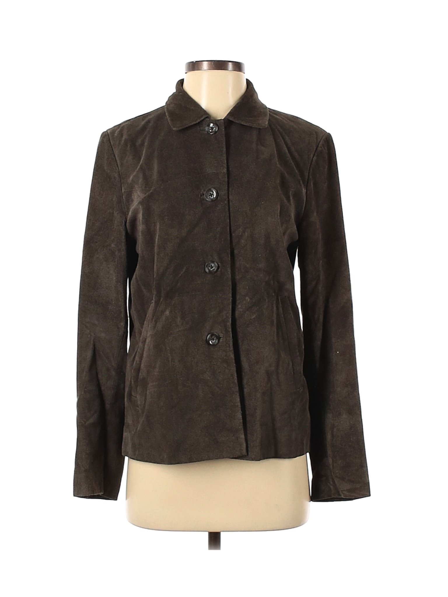 Banana Republic Women Brown Leather Jacket S | eBay
