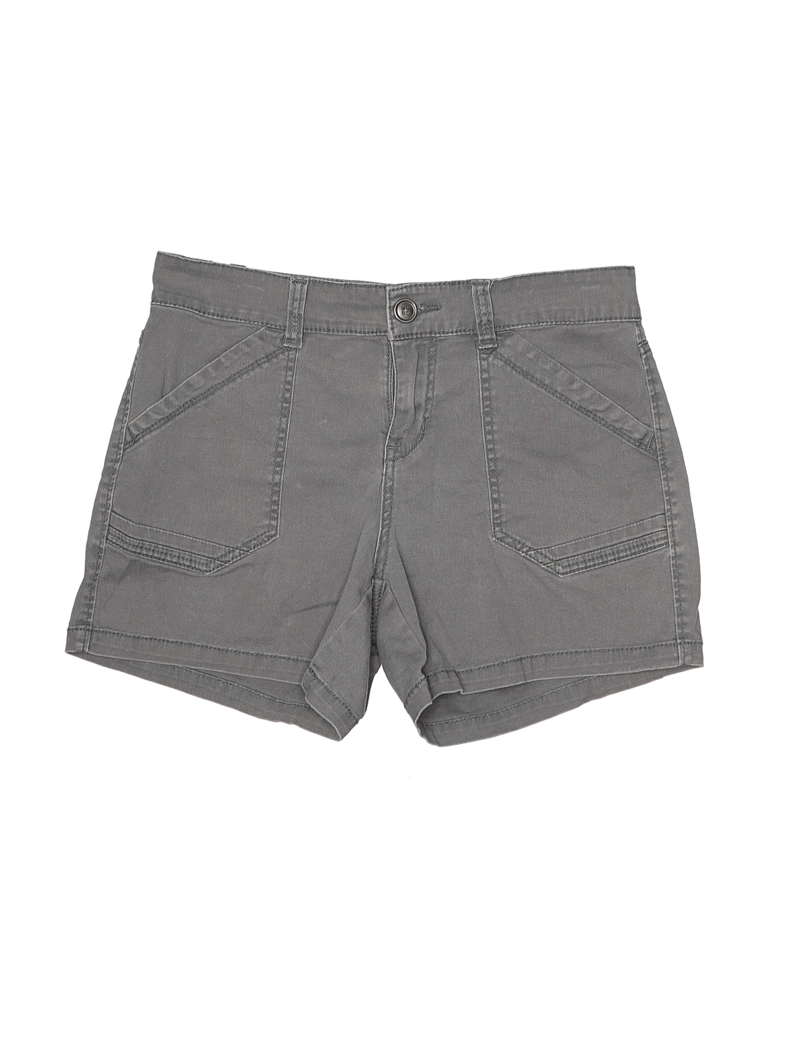Supplies Women Gray Khaki Shorts 10 | eBay