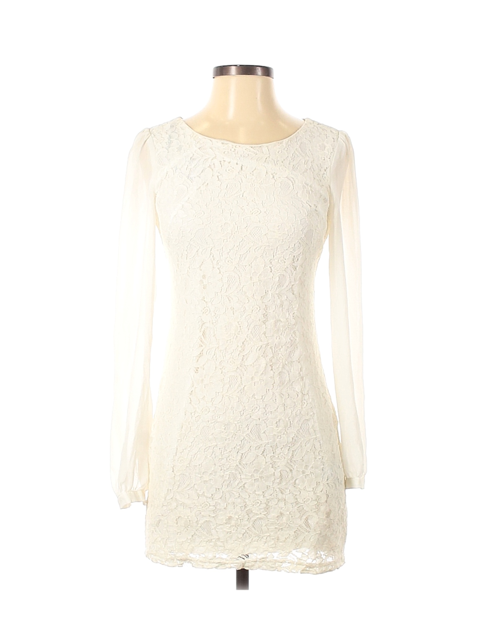 Forever 21 Women Ivory Casual Dress S | eBay
