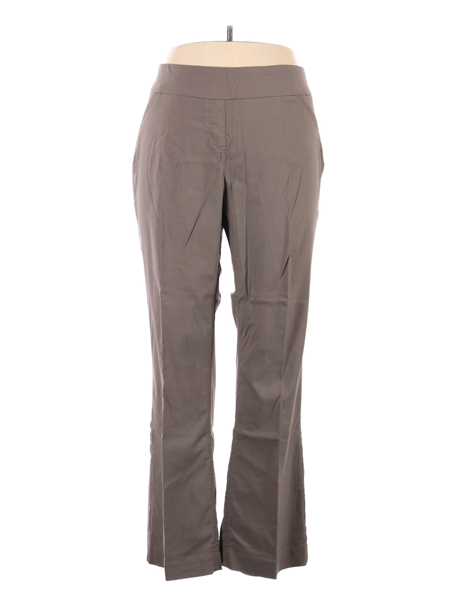 Dillard's Women Brown Casual Pants 18 Plus | eBay