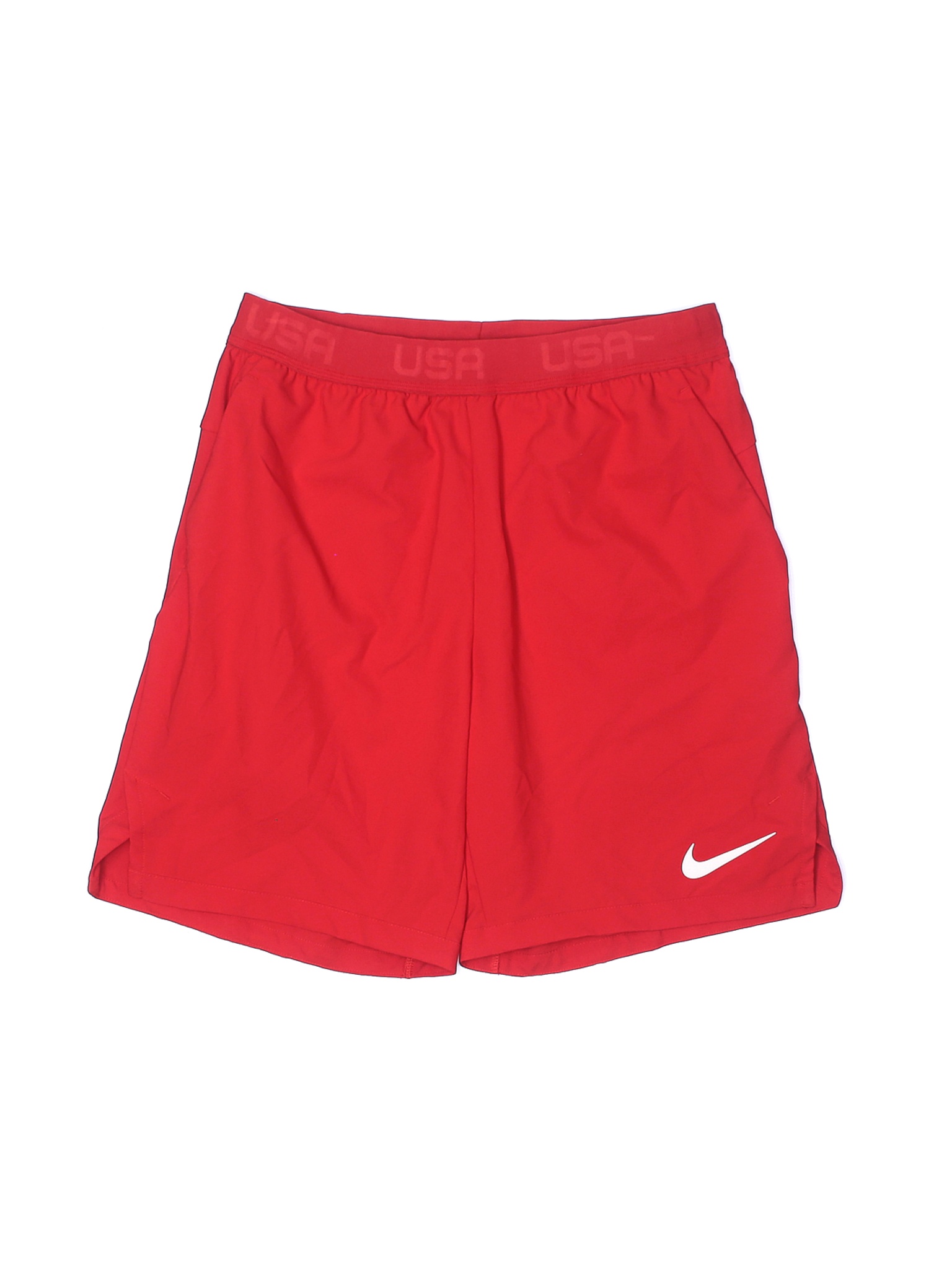 Nike Women Red Athletic Shorts M | eBay