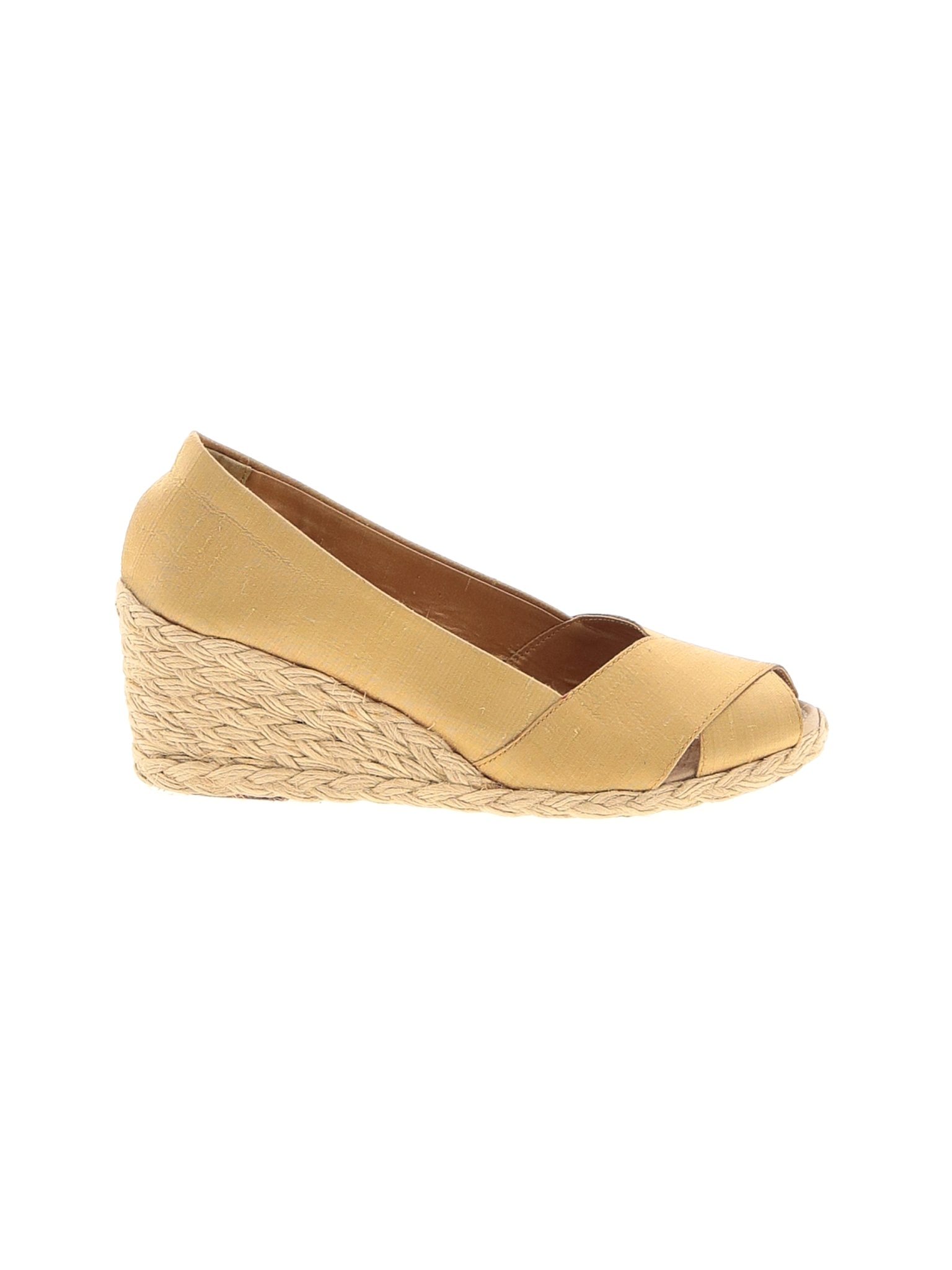 ralph lauren tan wedges