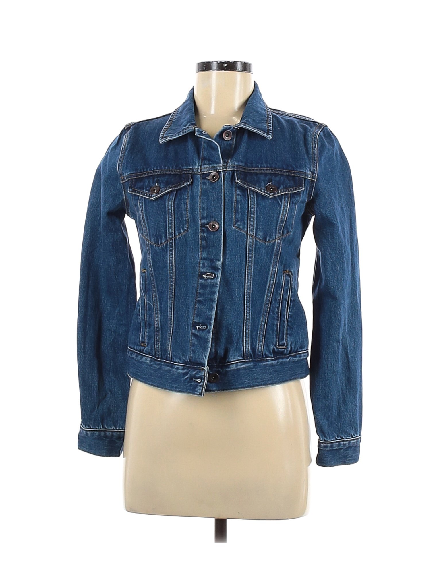 Pull&Bear Women Blue Denim Jacket M | eBay