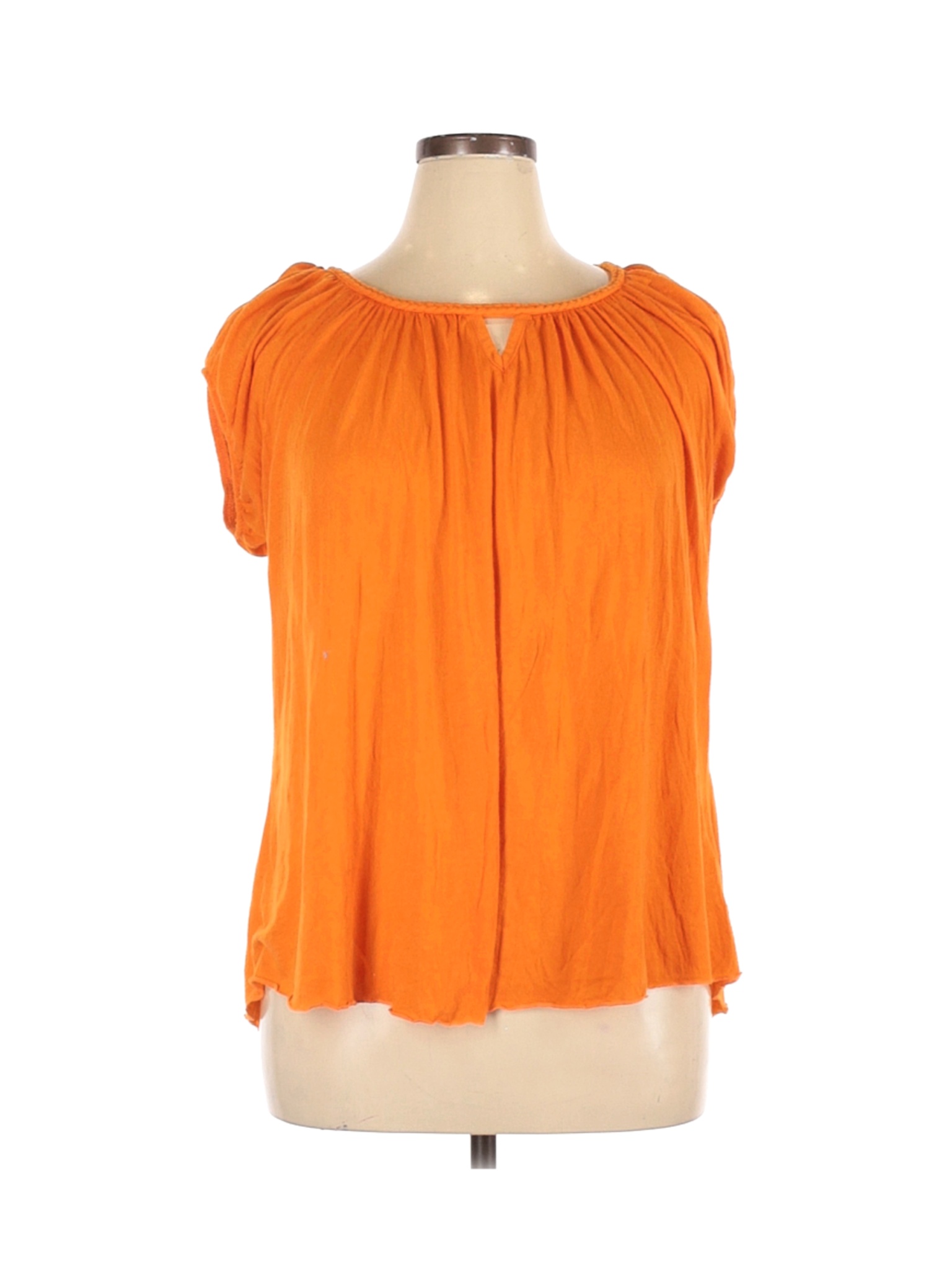 Assorted Brands Women Orange Short Sleeve Top 1X Plus | eBay