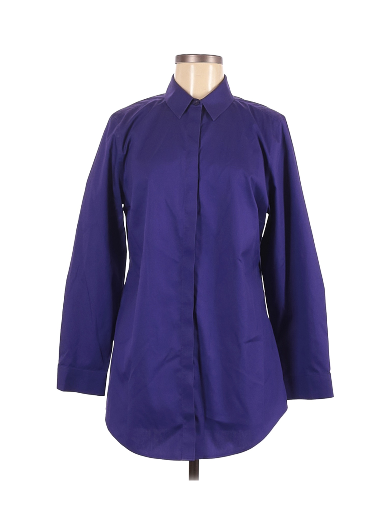 dark purple button down shirt