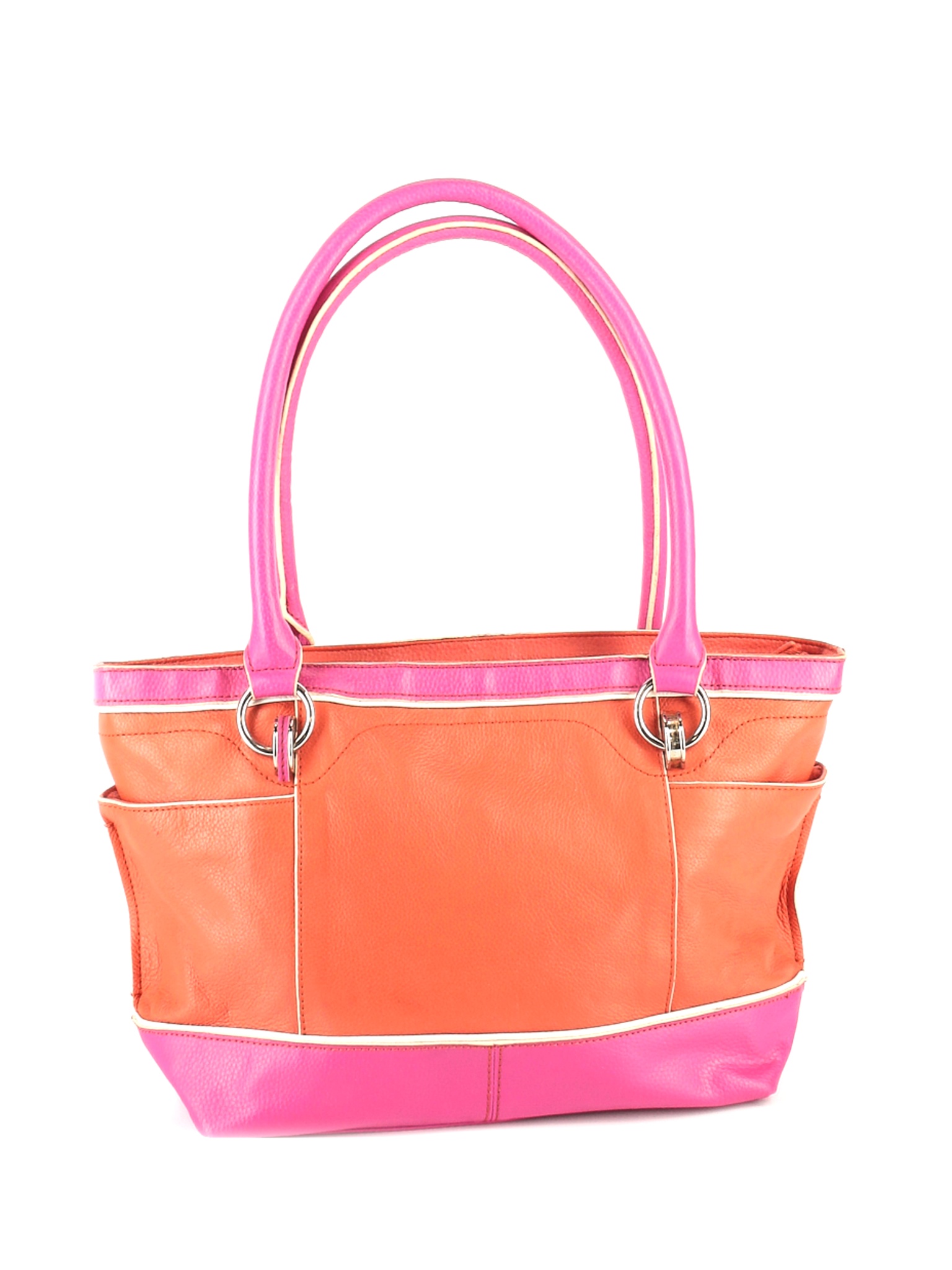 Tignanello 100 Leather Pink Leather Shoulder Bag One Size 70 off