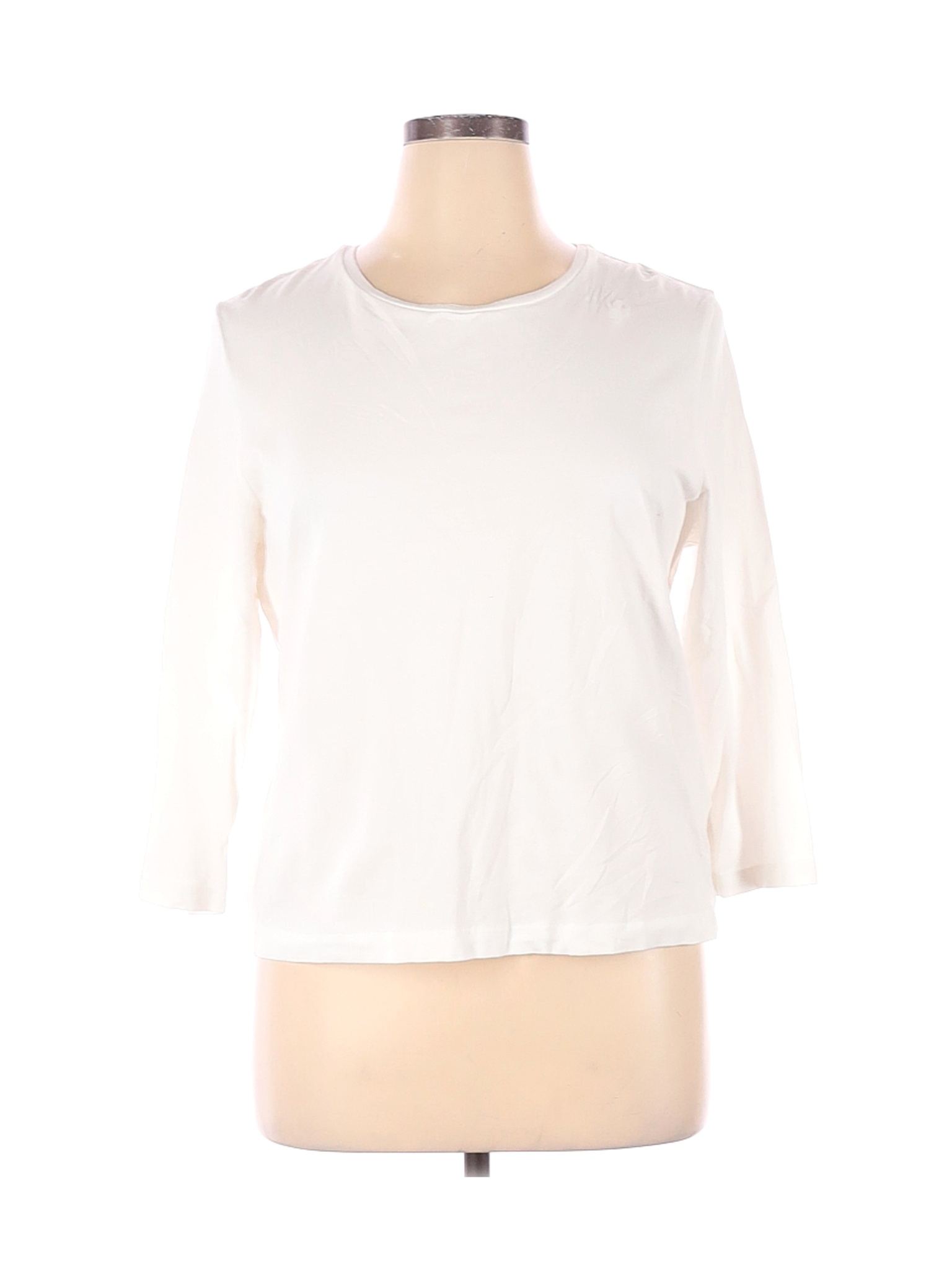 Chico's Women White Long Sleeve T-Shirt XL | eBay