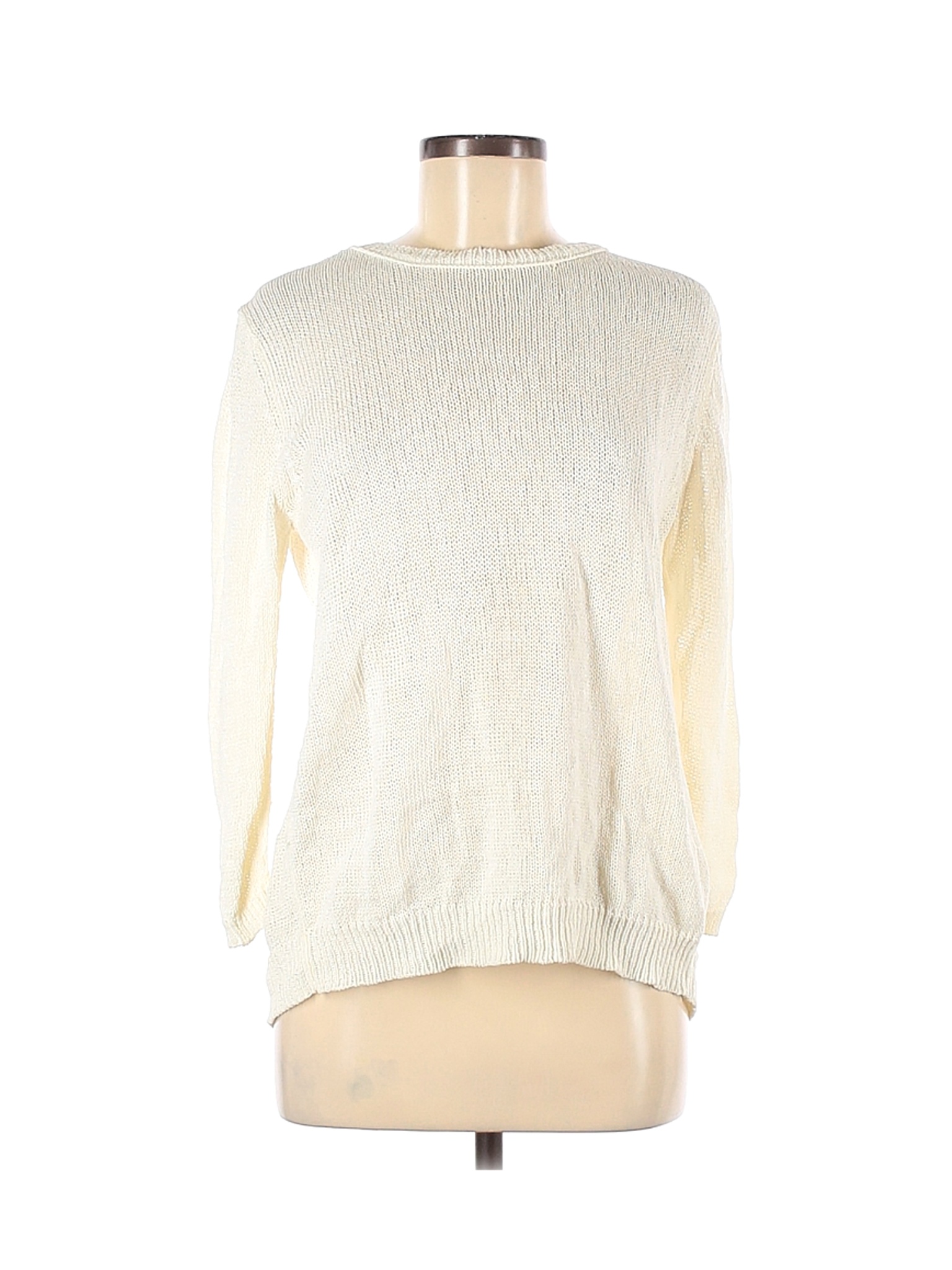 360 Sweater Women Ivory Pullover Sweater M | eBay