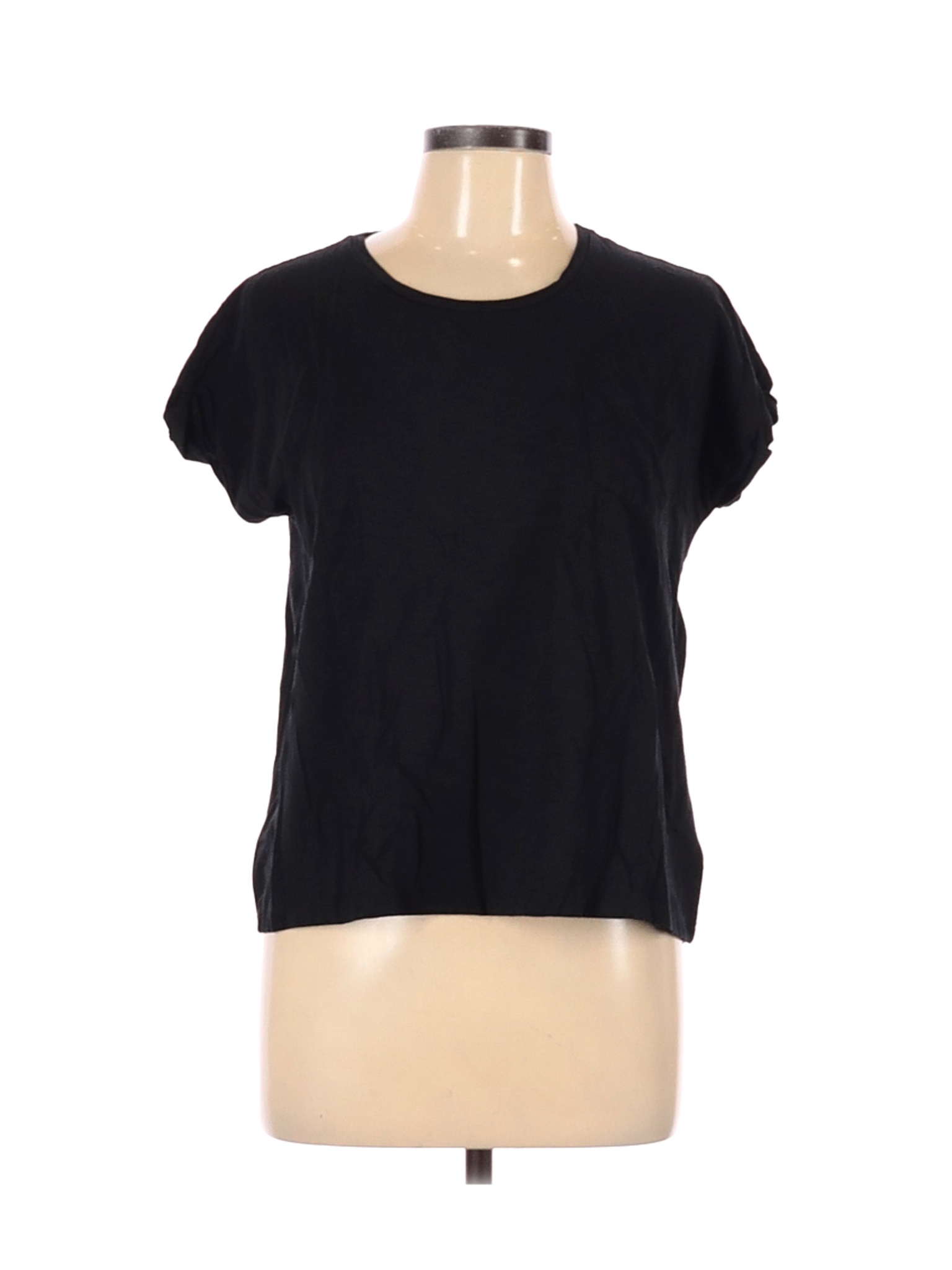 Sigrid Olsen Women Black Short Sleeve T-Shirt L | eBay