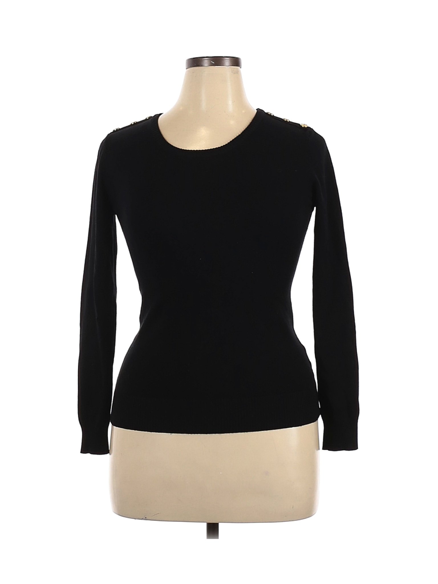Cielo Solid Black Pullover Sweater Size XL - 75% off | thredUP
