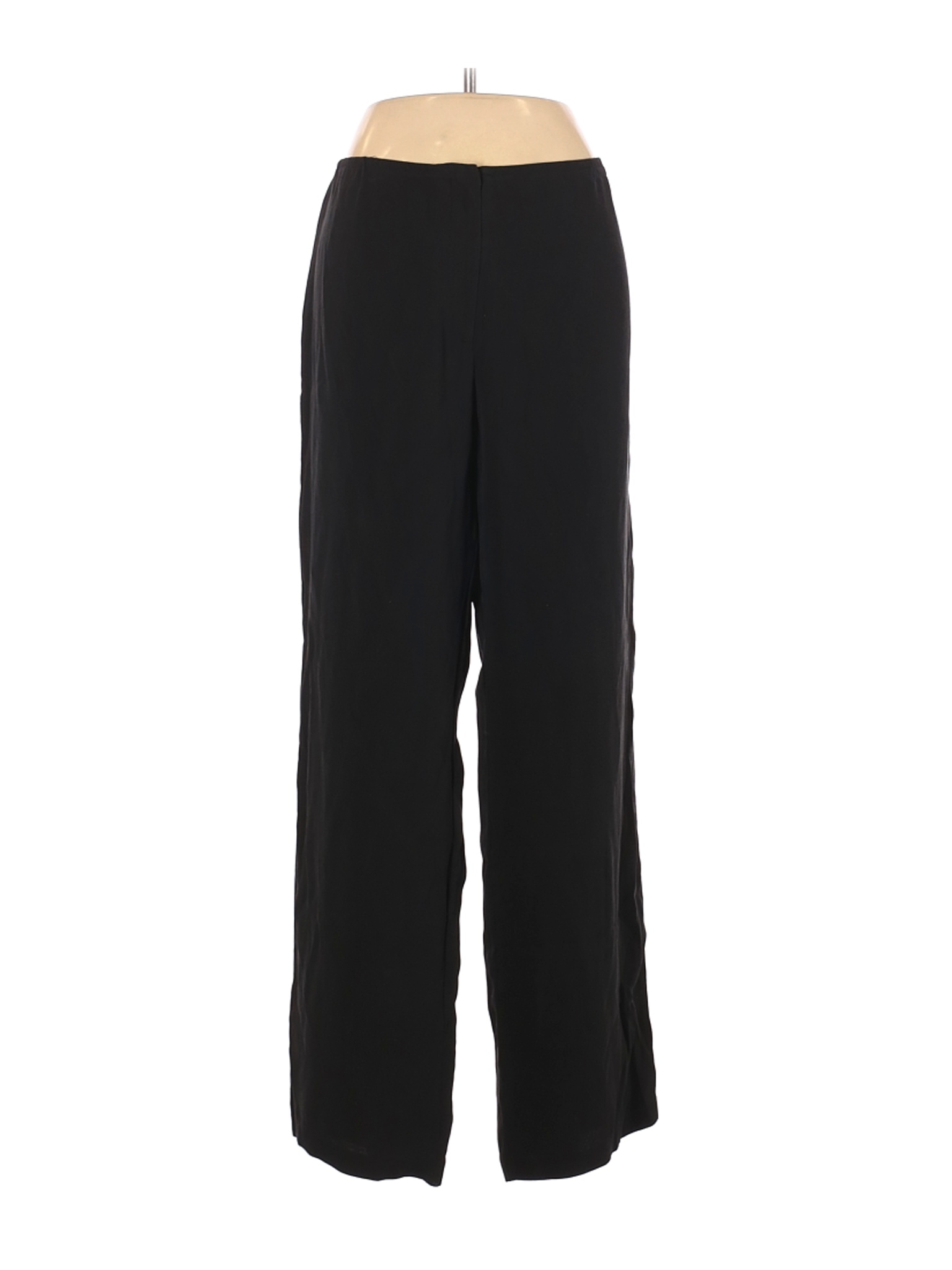 Elie Tahari Women Black Silk Pants M | eBay