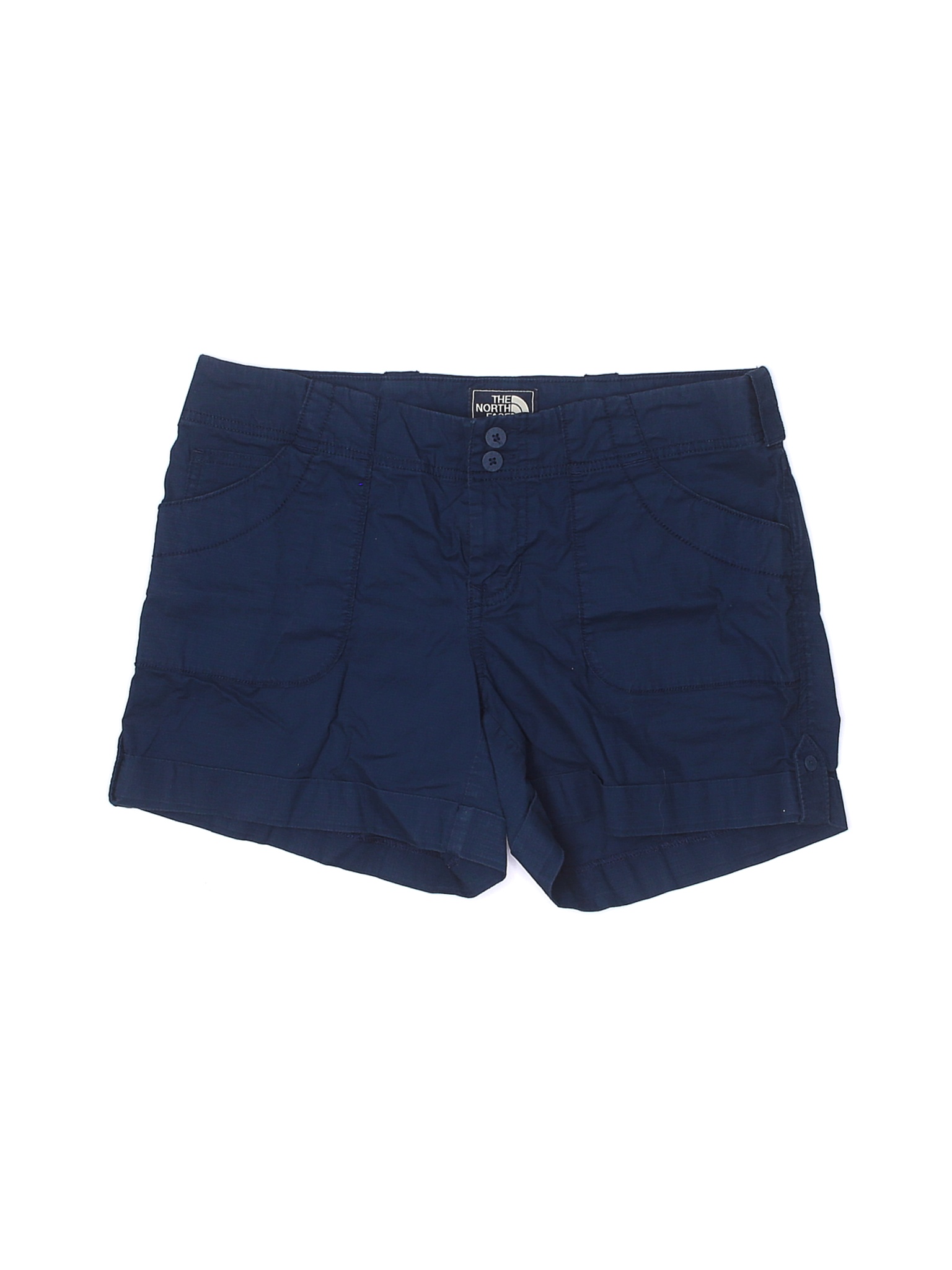 blue north face shorts