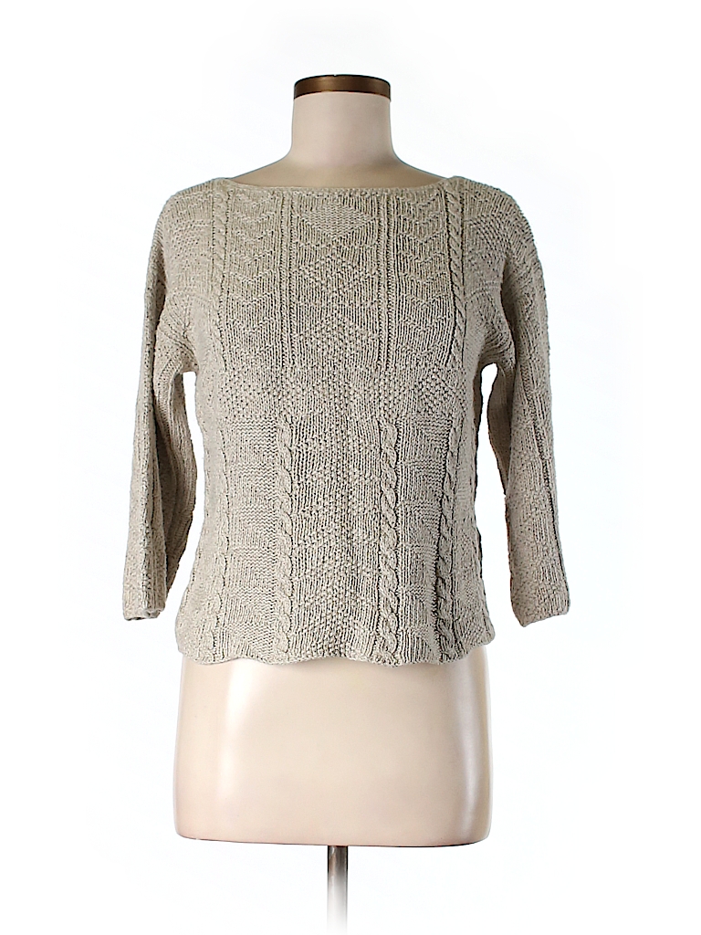 Ralph Lauren Solid Beige Pullover Sweater Size M - 77% off | thredUP
